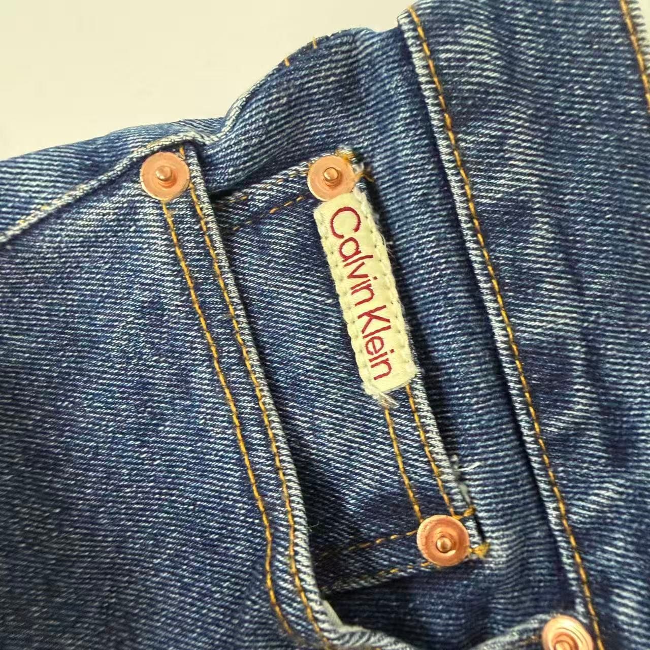 Calvin Klein Vintage Dark Wash Denim Jeans — photo 4 of 11