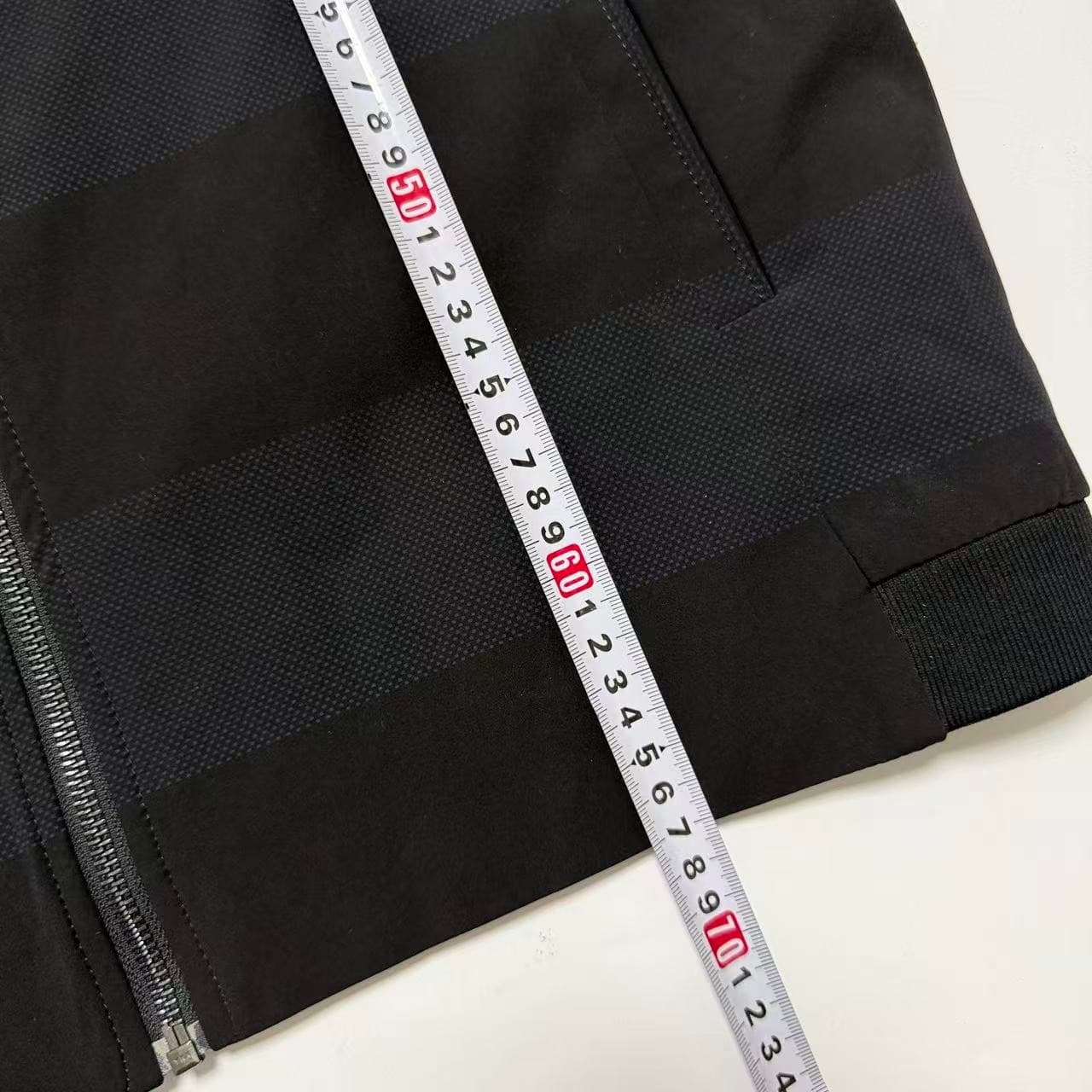 Camel Black Striped Full-Zip Bomber Jacket — photo 4 of 6