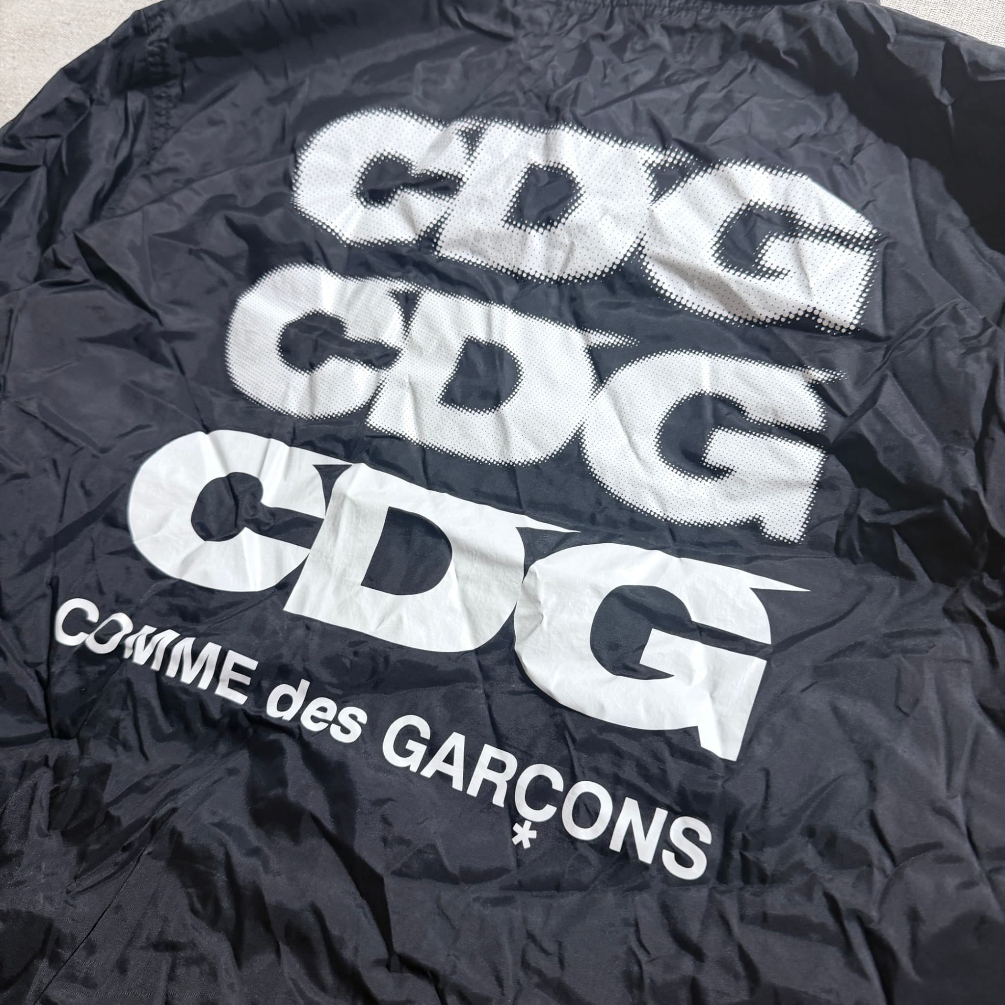 CDG Black Nylon Coach Jacket — photo 3 of 10