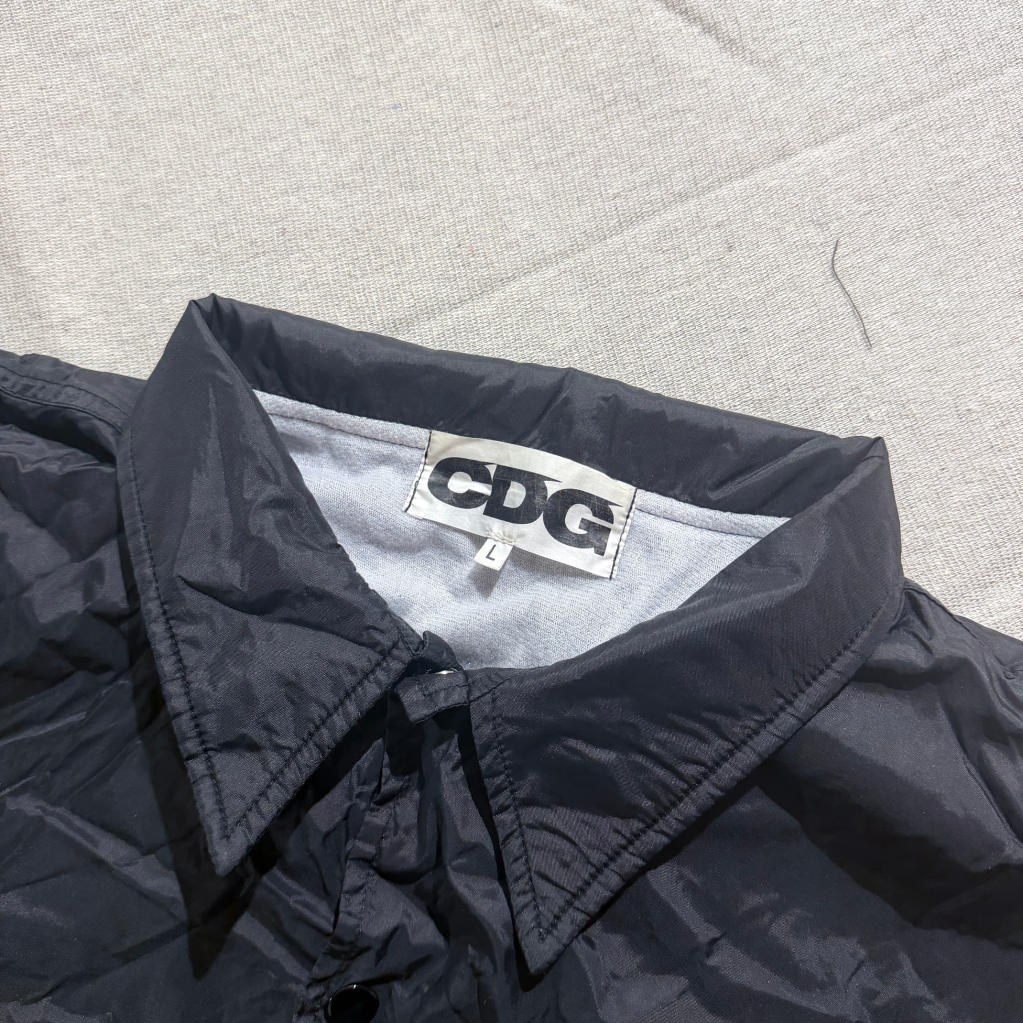 CDG Black Nylon Coach Jacket — photo 5 of 10