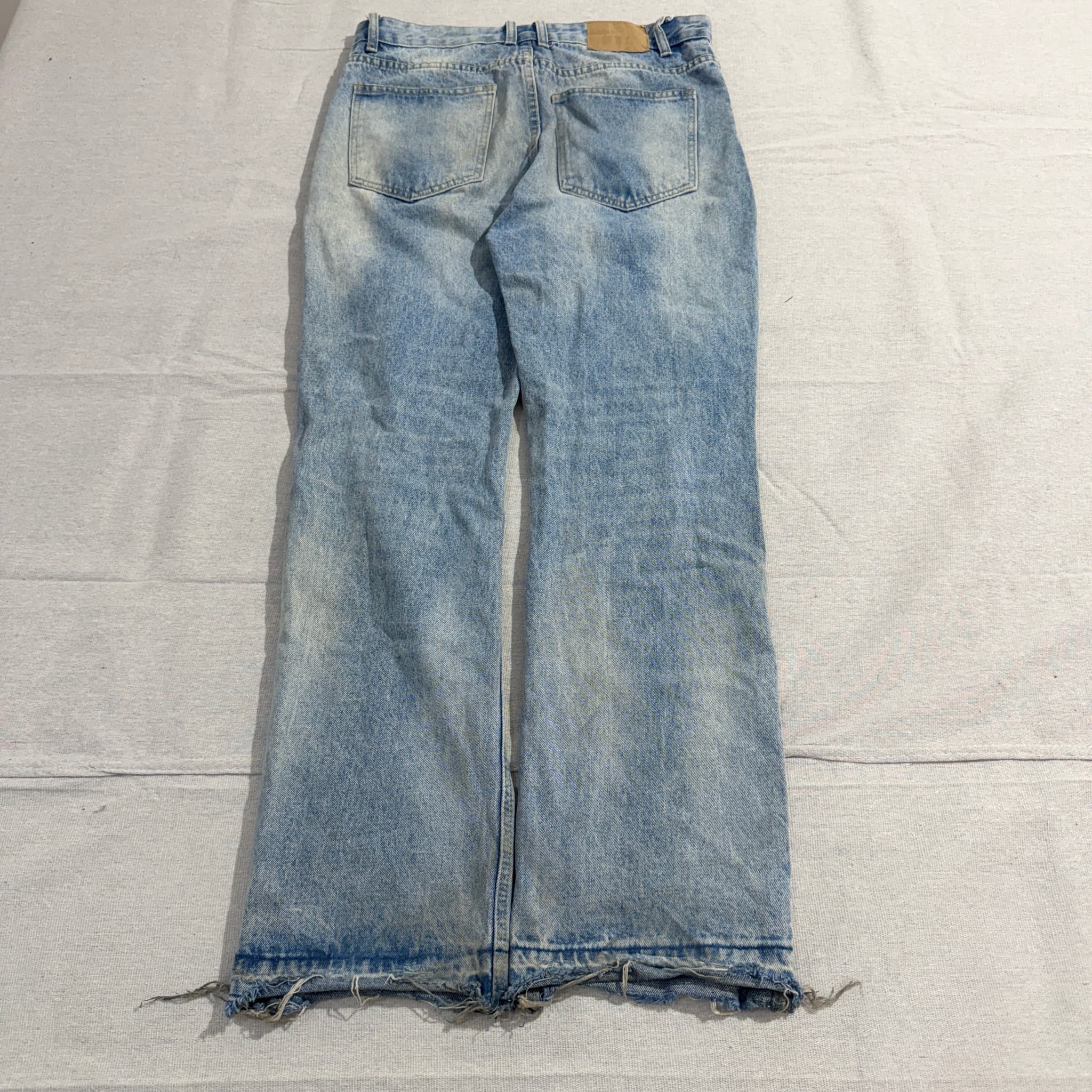 CELINE Distressed Light Wash Denim Jeans Baggy Vintage 2000s Release — photo 5 of 6