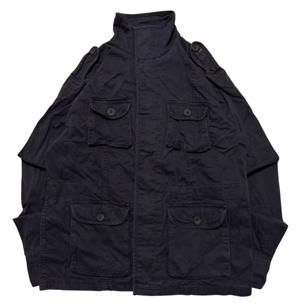Club Man Military Style Field Jacket Black — photo 1 of 7