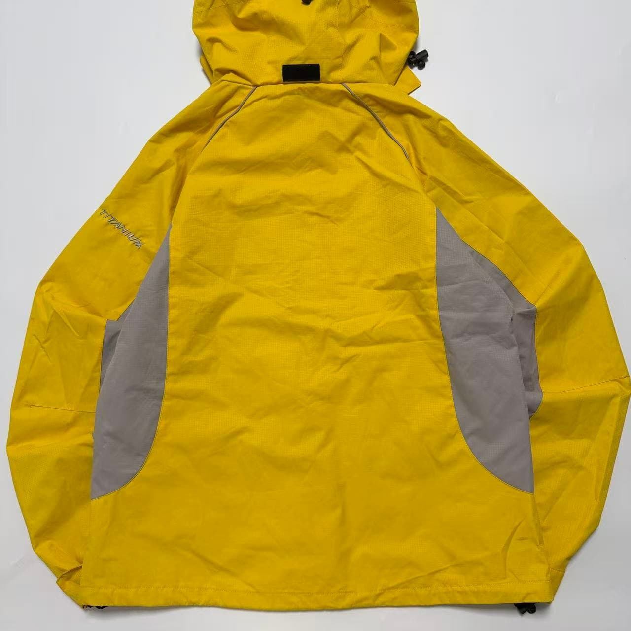 Columbia Titanium Waterproof Hooded Jacket Yellow Grey — photo 6 of 9
