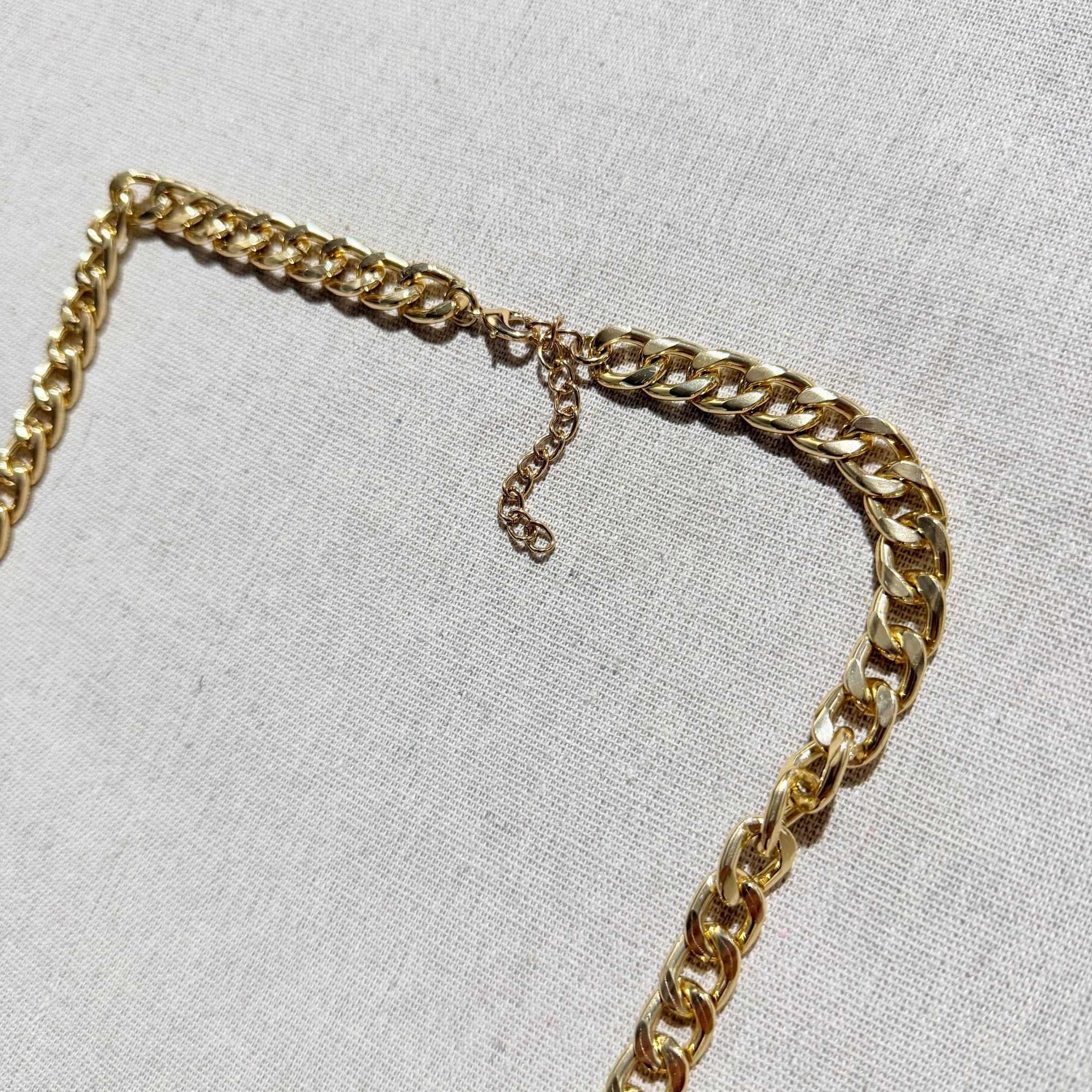 Comme Des Garçons CDG Gold Tone Logo Necklace — photo 5 of 8