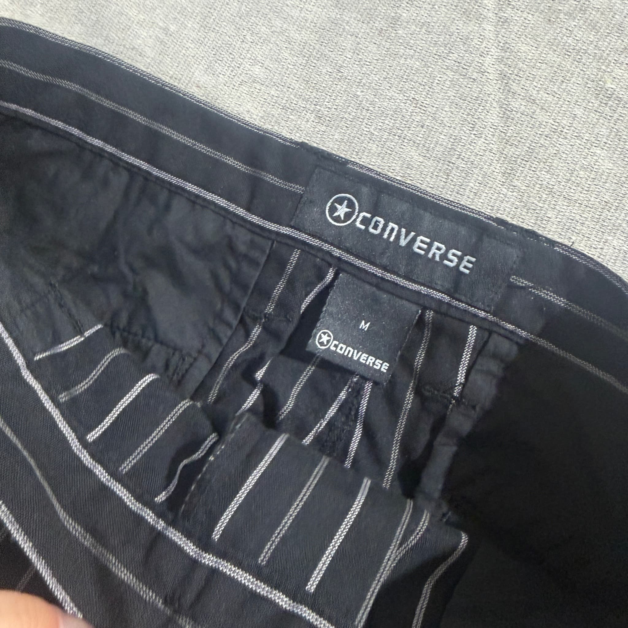 Converse Pinstripe Skate Shorts Black Size M — photo 4 of 7