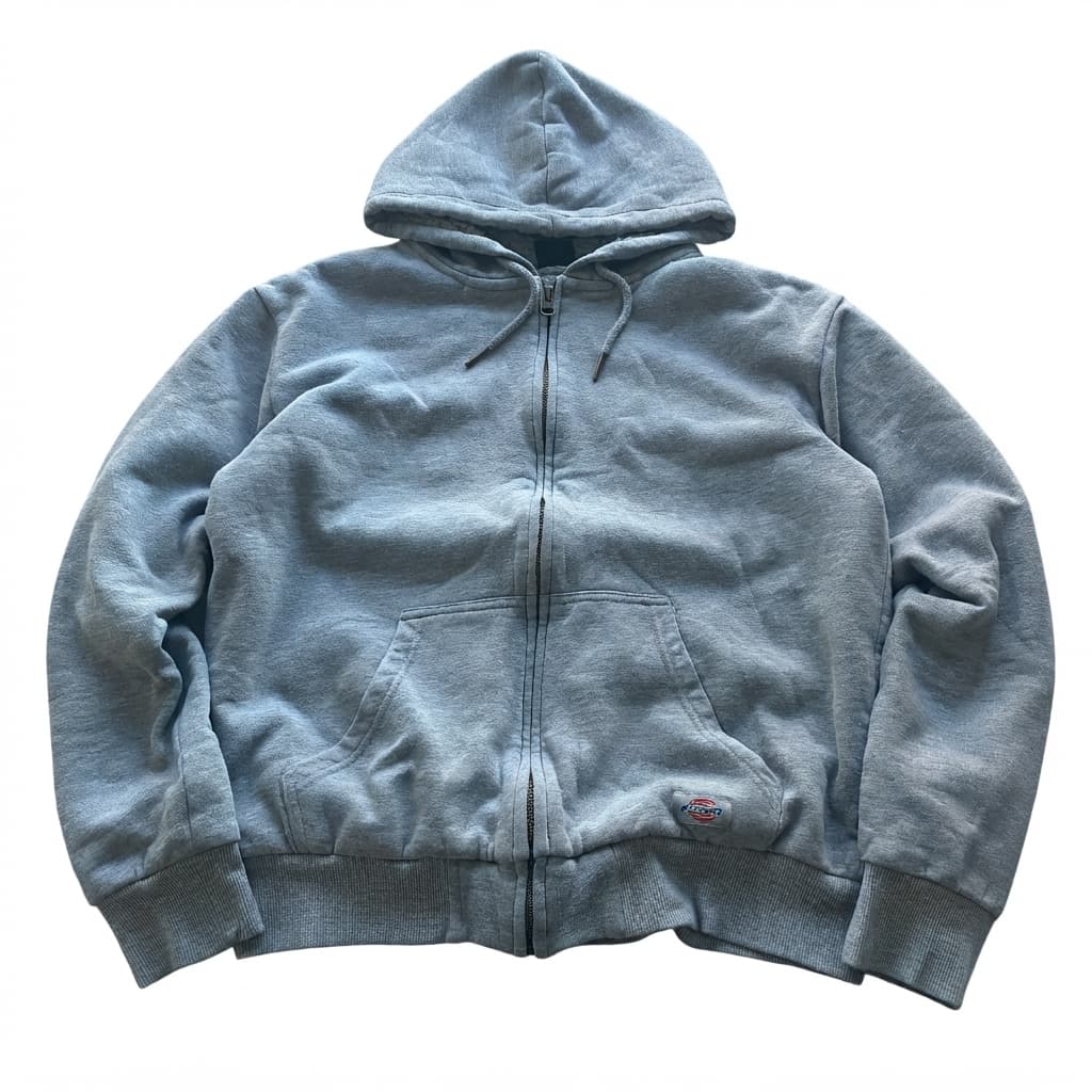 Dickies Thermal Lined Full-Zip Hoodie Grey Small — photo 1 of 5