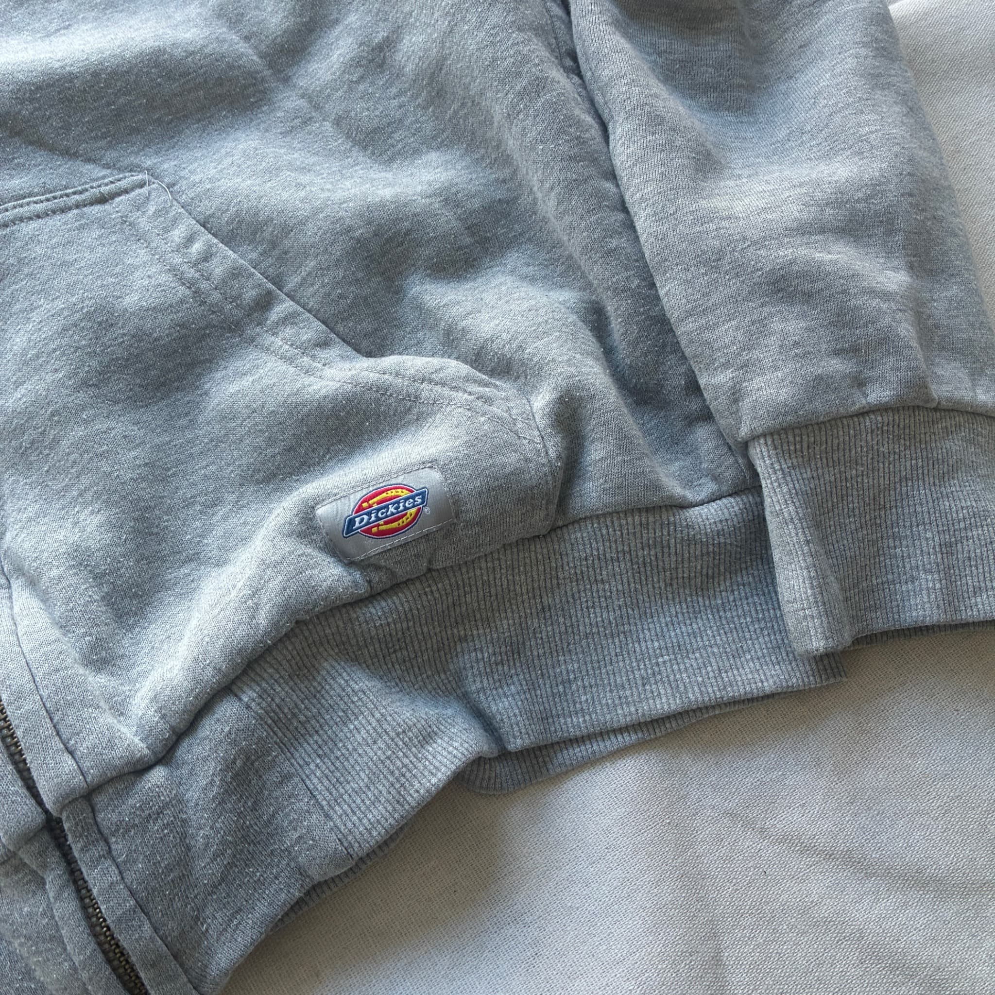 Dickies Thermal Lined Full-Zip Hoodie Grey Small — photo 2 of 5