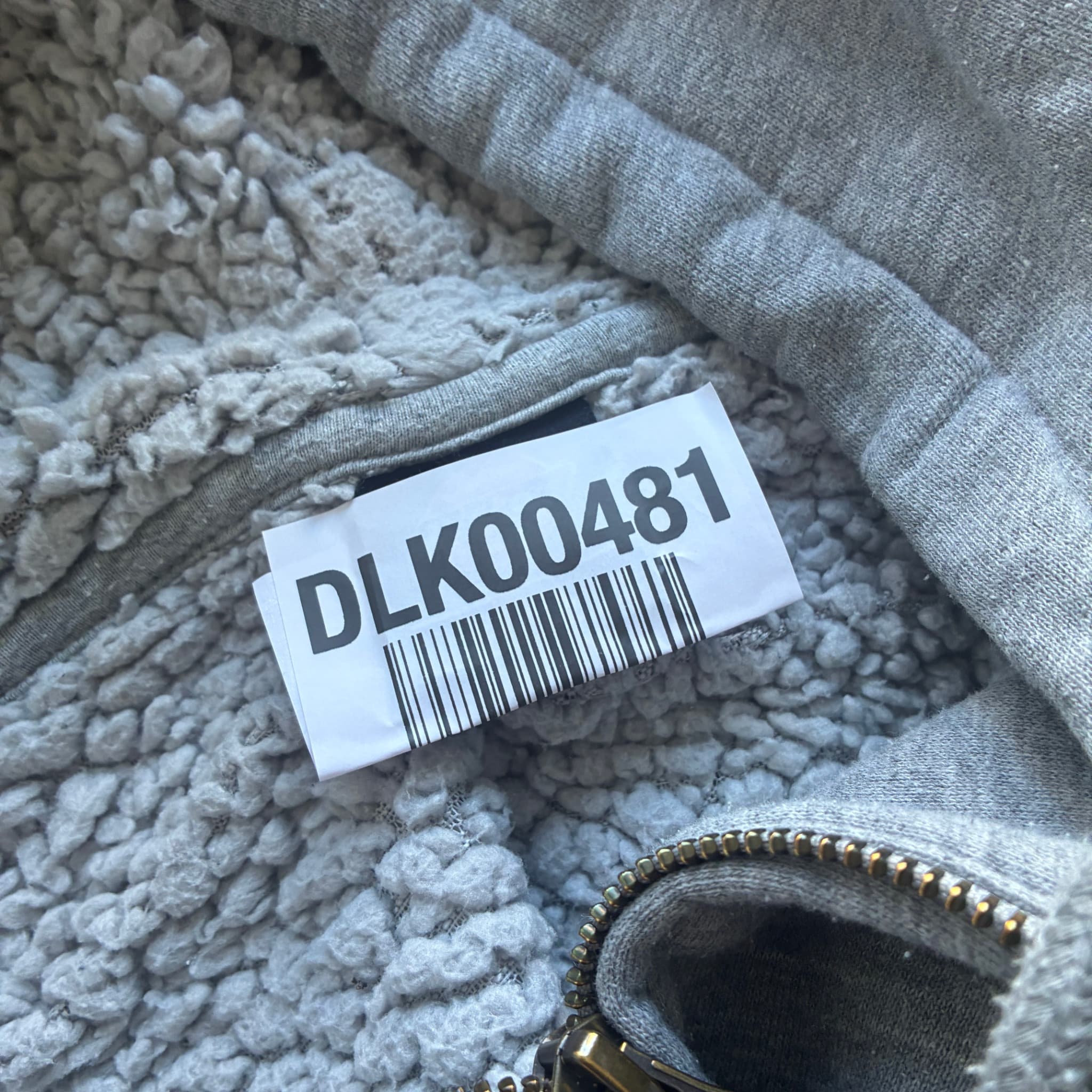 Dickies Thermal Lined Full-Zip Hoodie Grey Small — photo 5 of 5