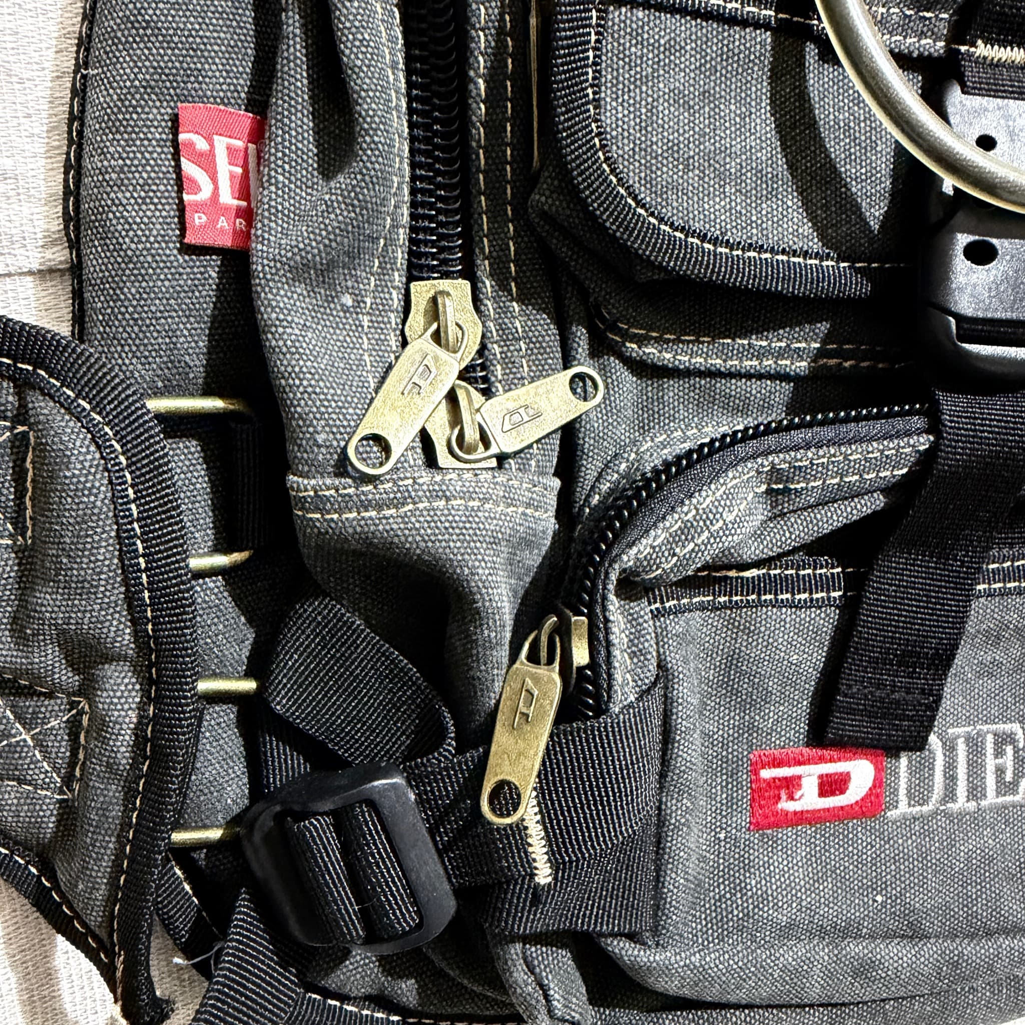 Diesel Vintage Y2K Utility Sling Backpack — photo 3 of 17