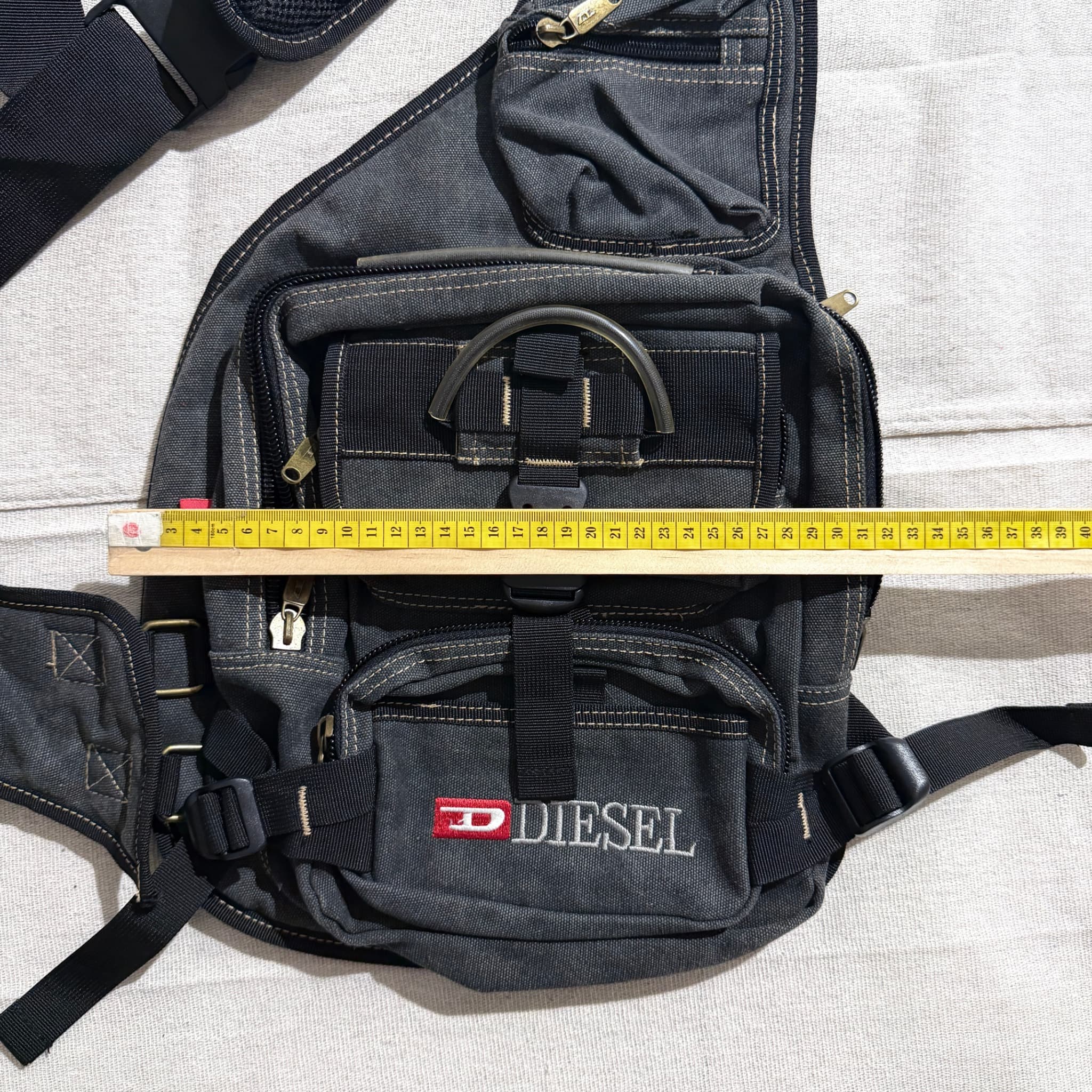 Diesel Vintage Y2K Utility Sling Backpack — photo 8 of 17