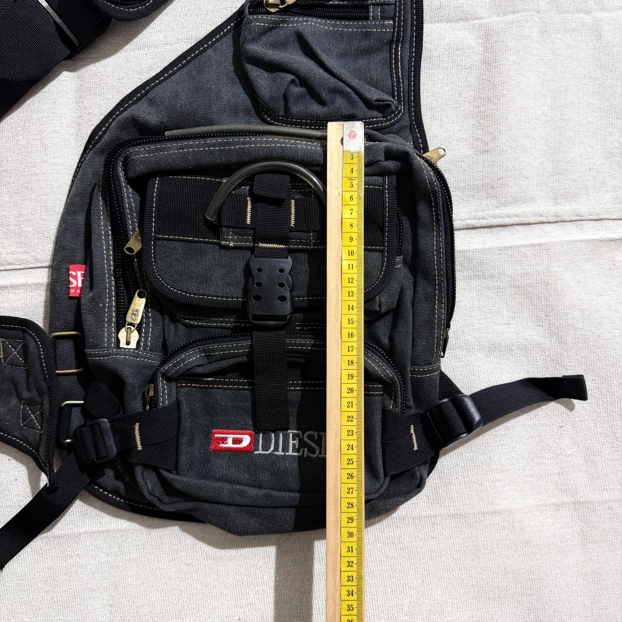 Diesel Vintage Y2K Utility Sling Backpack — photo 9 of 17