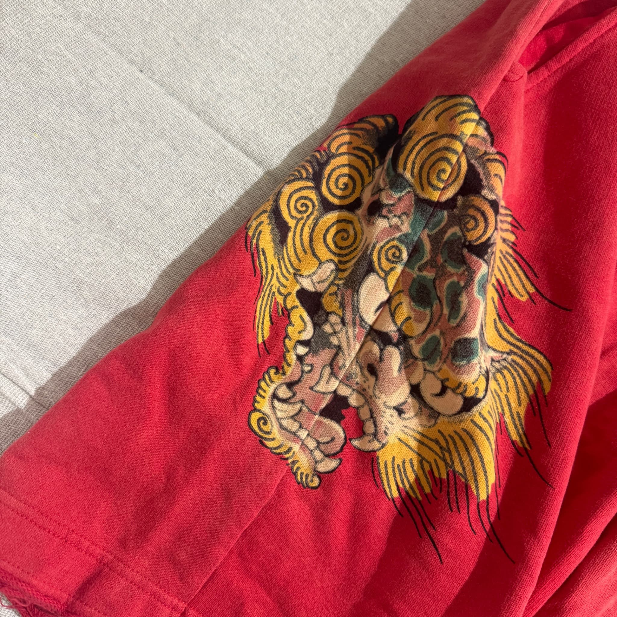 Ed Hardy Red Graphic Sweat Shorts Size L — photo 3 of 7