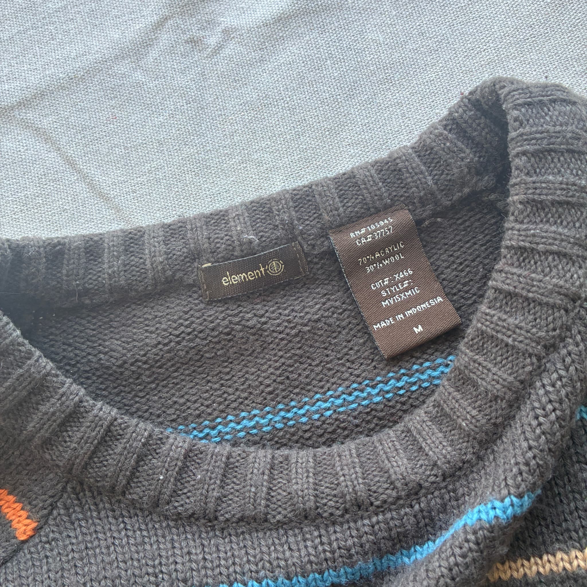 Element Striped Crewneck Sweater — photo 4 of 6