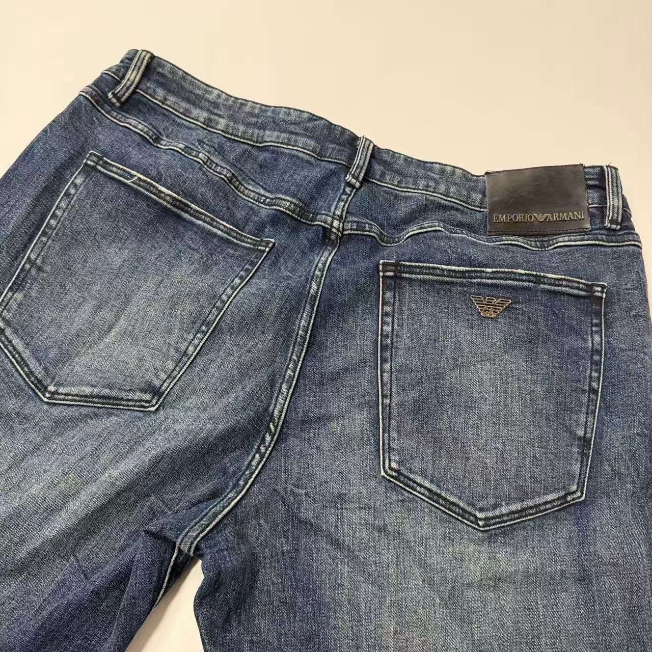 Emporio Armani Acid Wash Blue Jeans Size 38 — photo 4 of 10