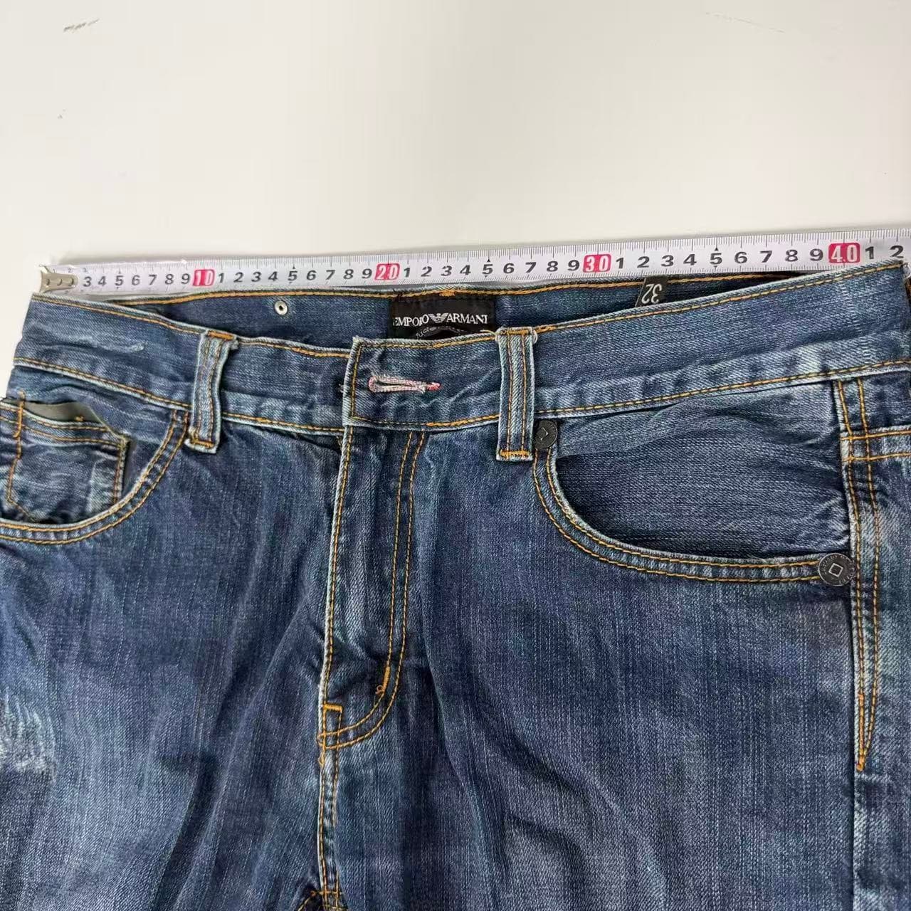 Emporio Armani Jude Sexy Denim Jeans Blue Size 32 — photo 7 of 10