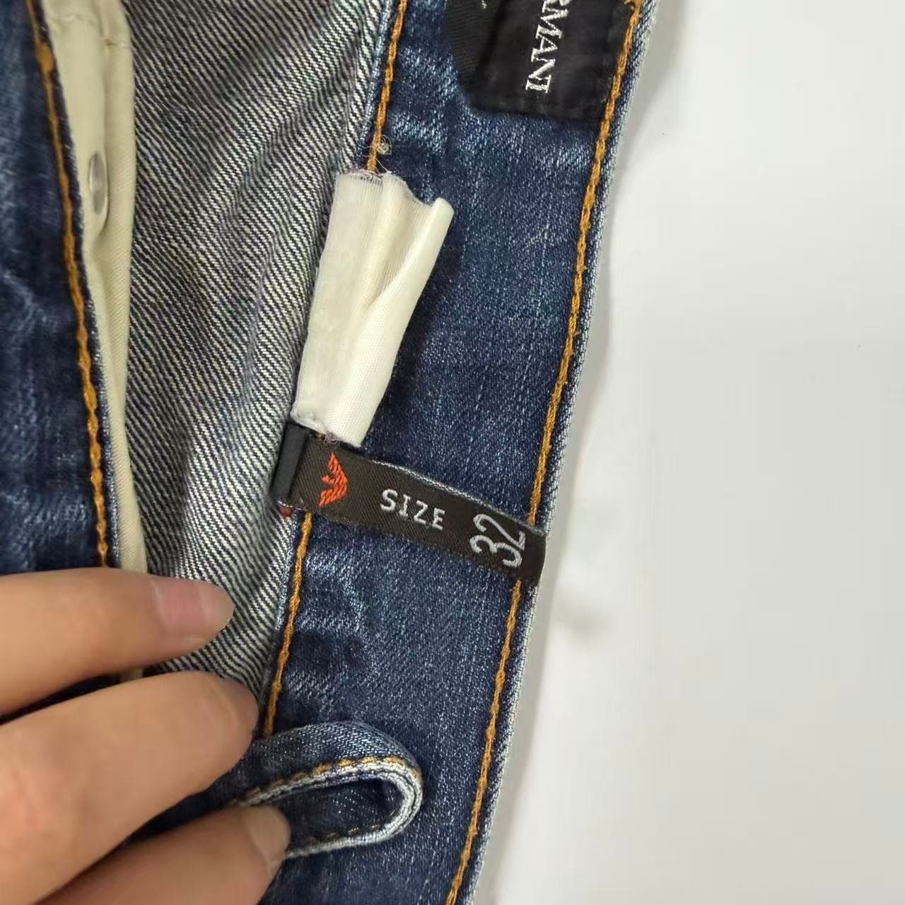 Emporio Armani Jude Sexy Denim Jeans Blue Size 32 — photo 5 of 10