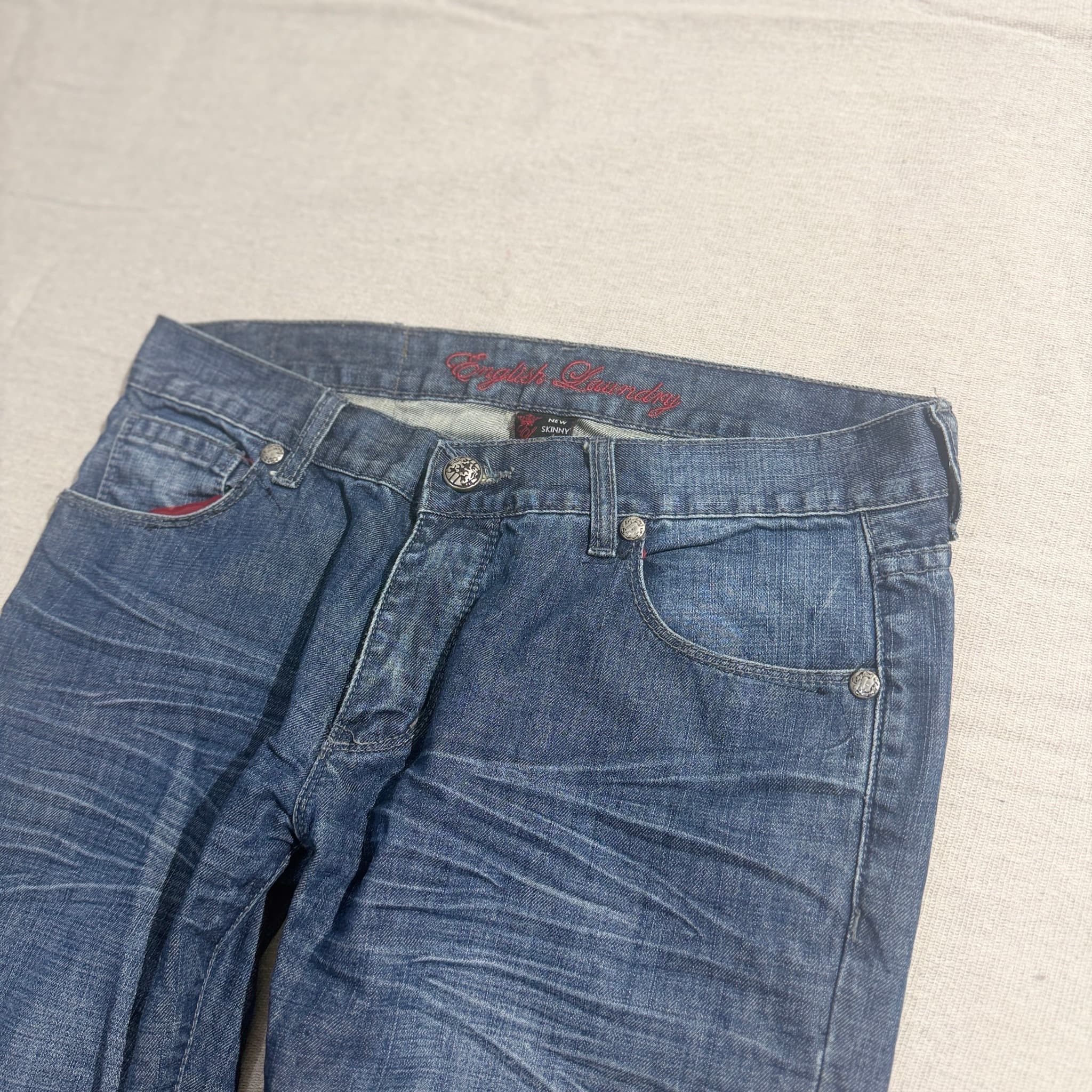 English Laundry Men's Blue Skinny Jeans — photo 2 of 8