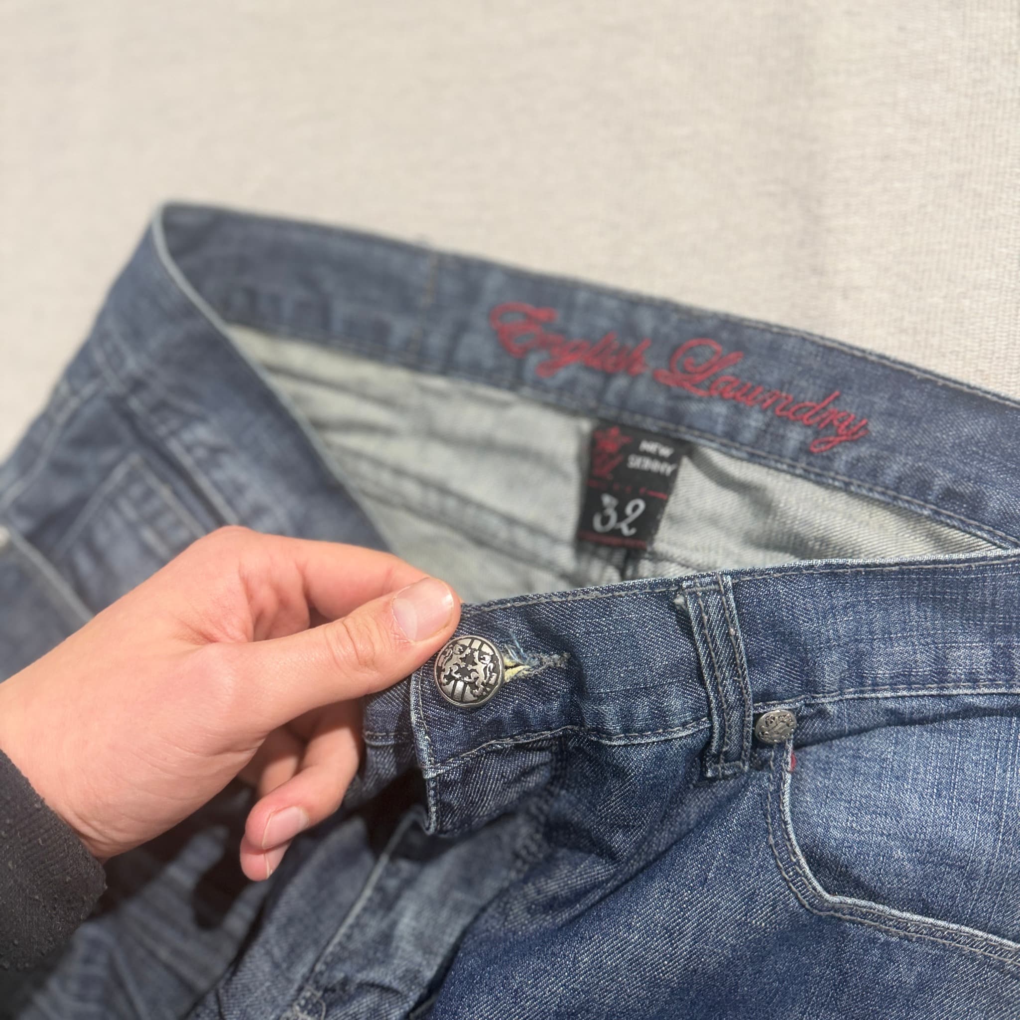 English Laundry Men's Blue Skinny Jeans — photo 4 of 8