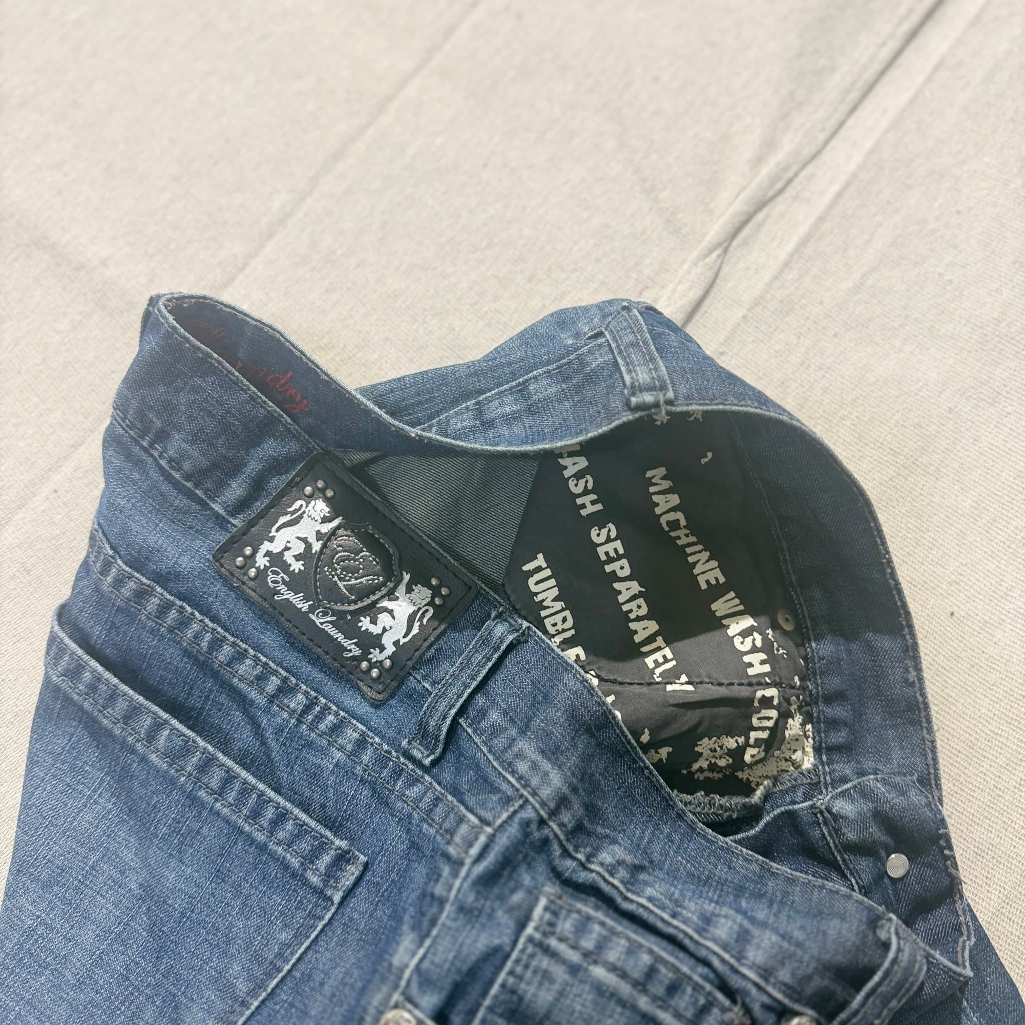 English Laundry Men's Blue Skinny Jeans — photo 5 of 8