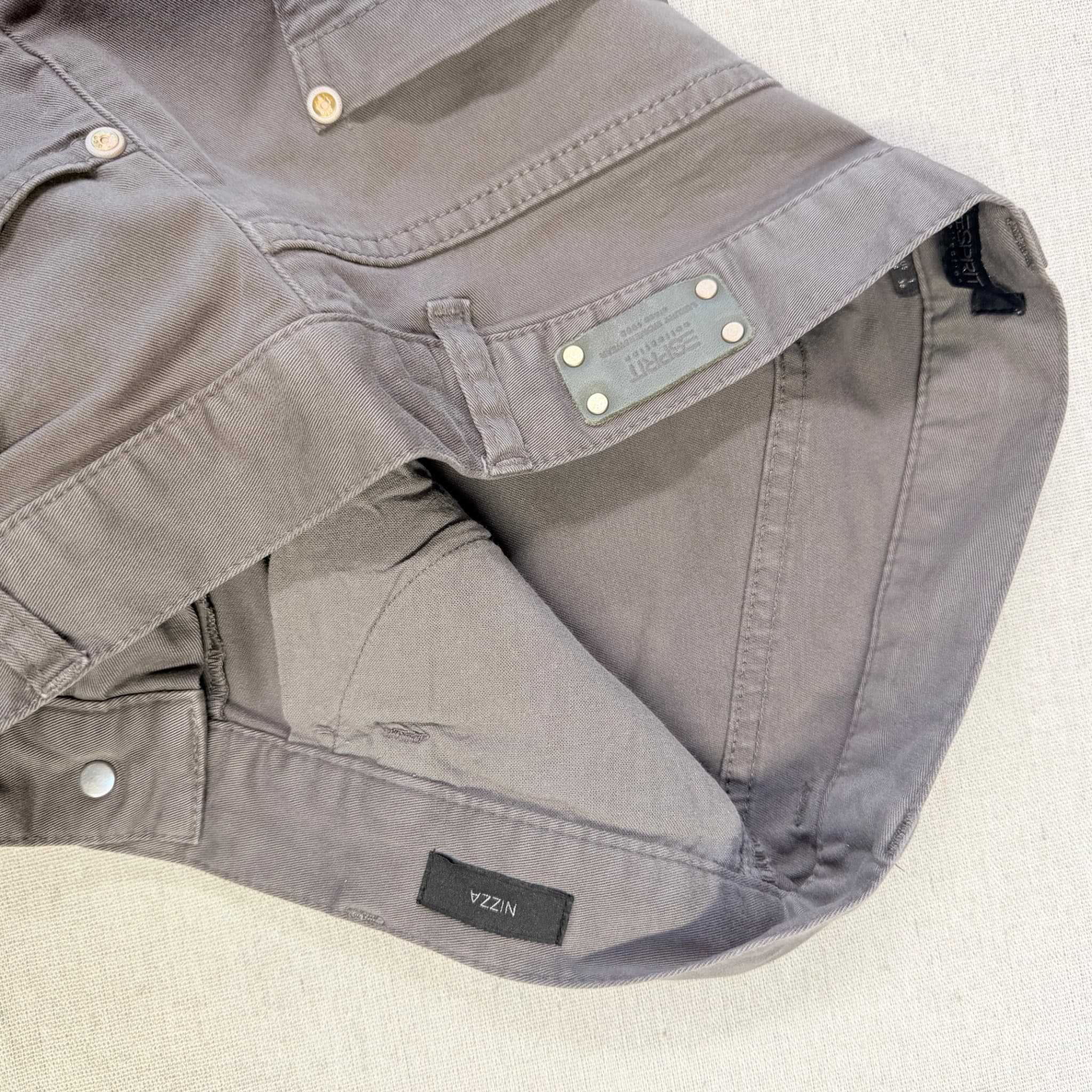 Esprit Collection Grey Cargo Pants With Ankle Zippers US 6 / EU 36 — photo 5 of 7