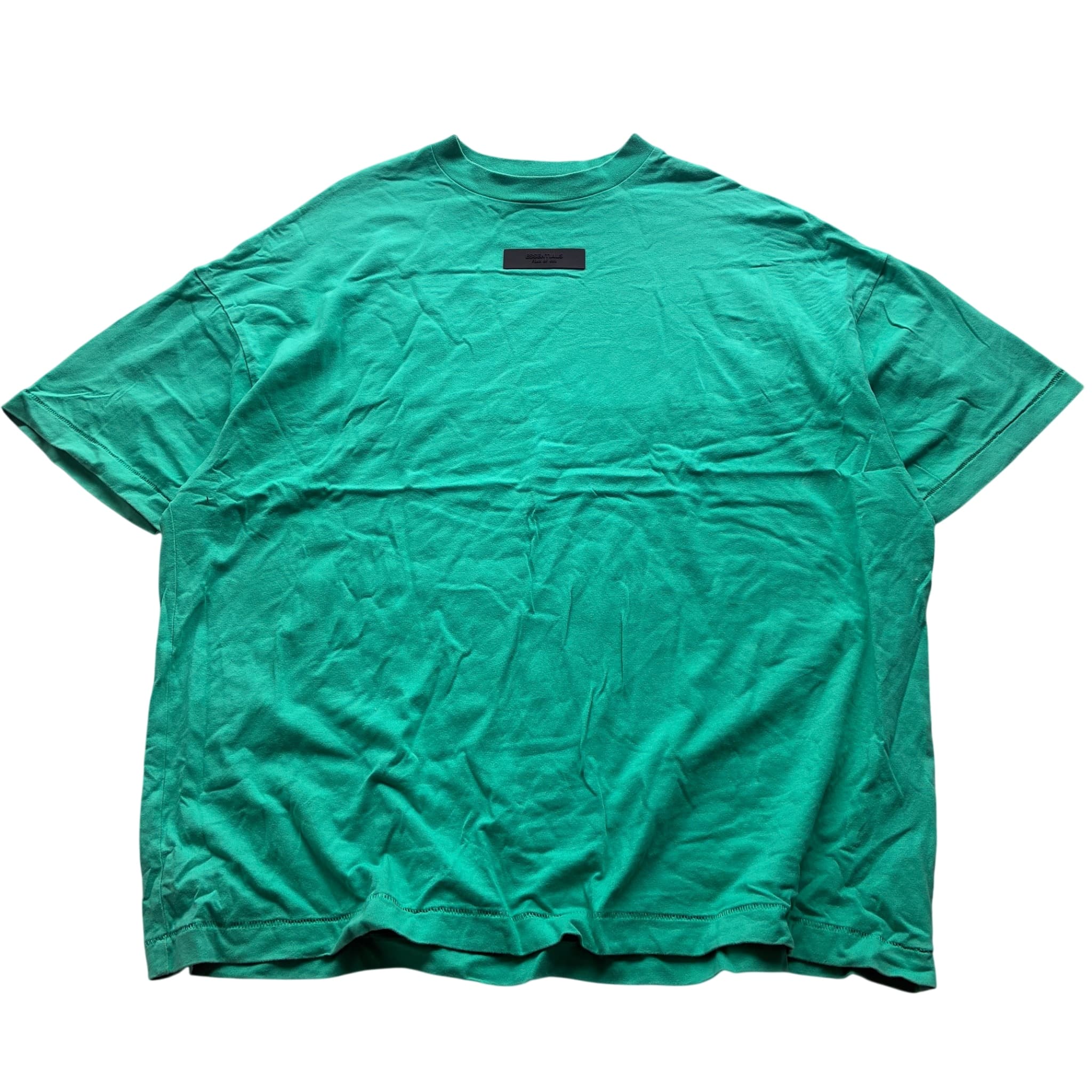 Essentials Boxy T-Shirt Green Oversized Tee — photo 1 of 6