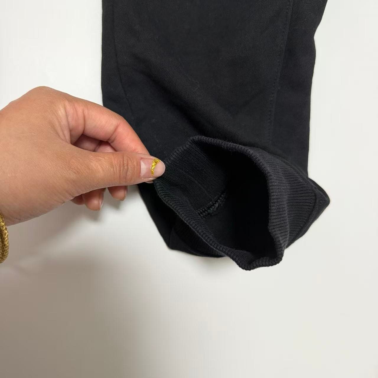 Evisu Black Cotton Jogger Sweatpants — photo 7 of 12