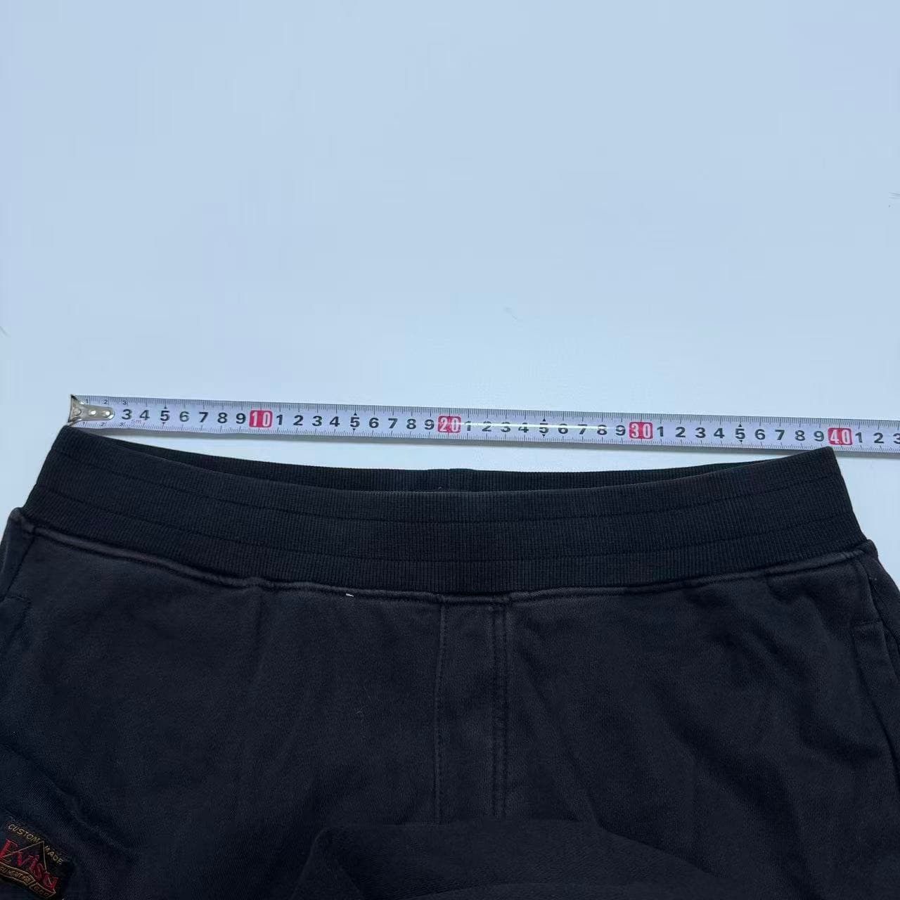 Evisu Black Cotton Sweatpants With Logo Patch Size L — photo 7 of 10