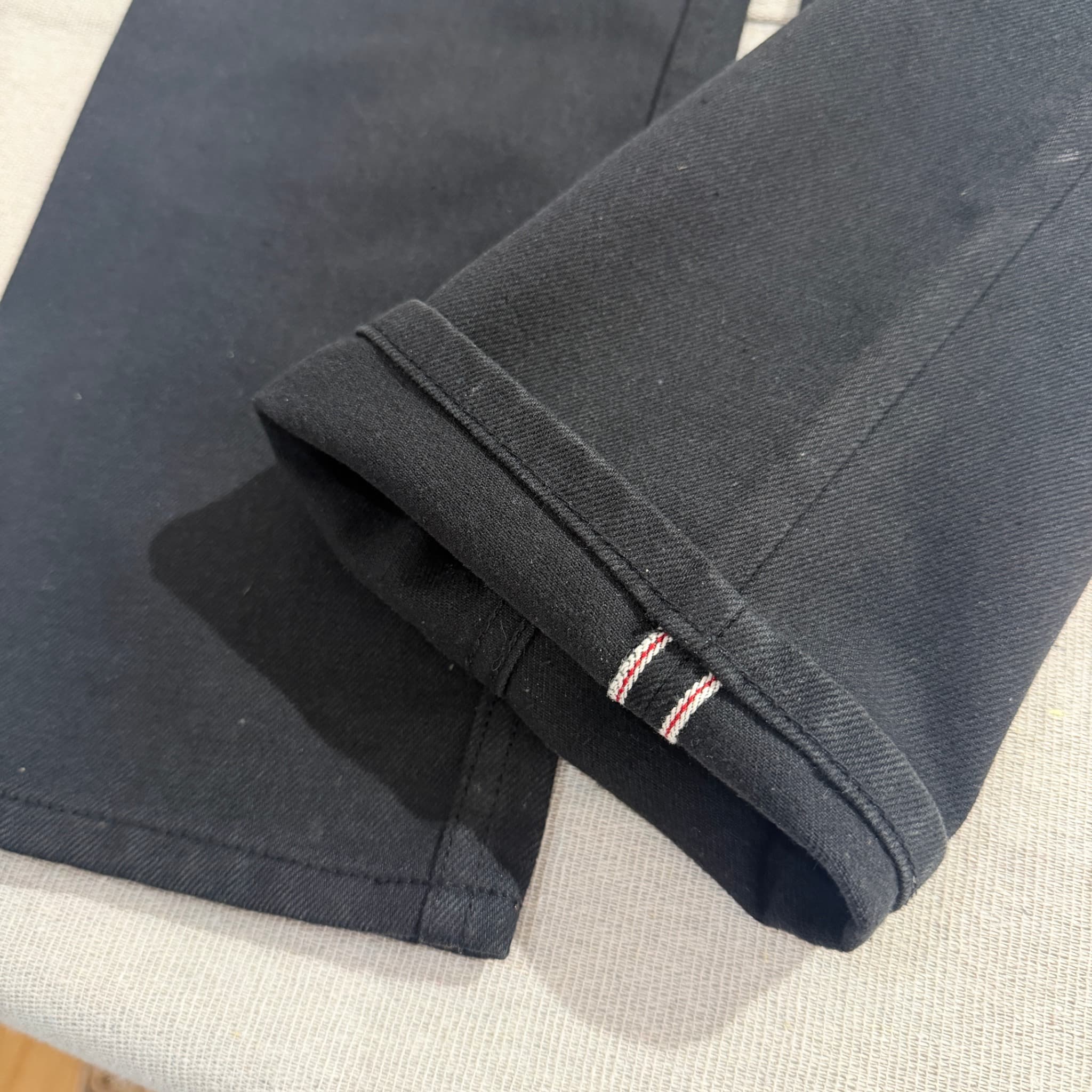 Evisu Black Denim Jeans With Floral Seagull Print Size 30 — photo 5 of 10