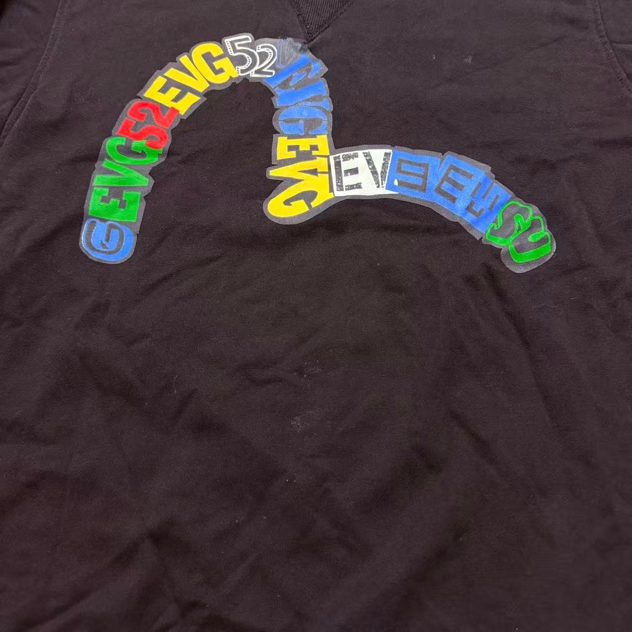 Evisu Black Graphic Sweatshirt XL — photo 6 of 8