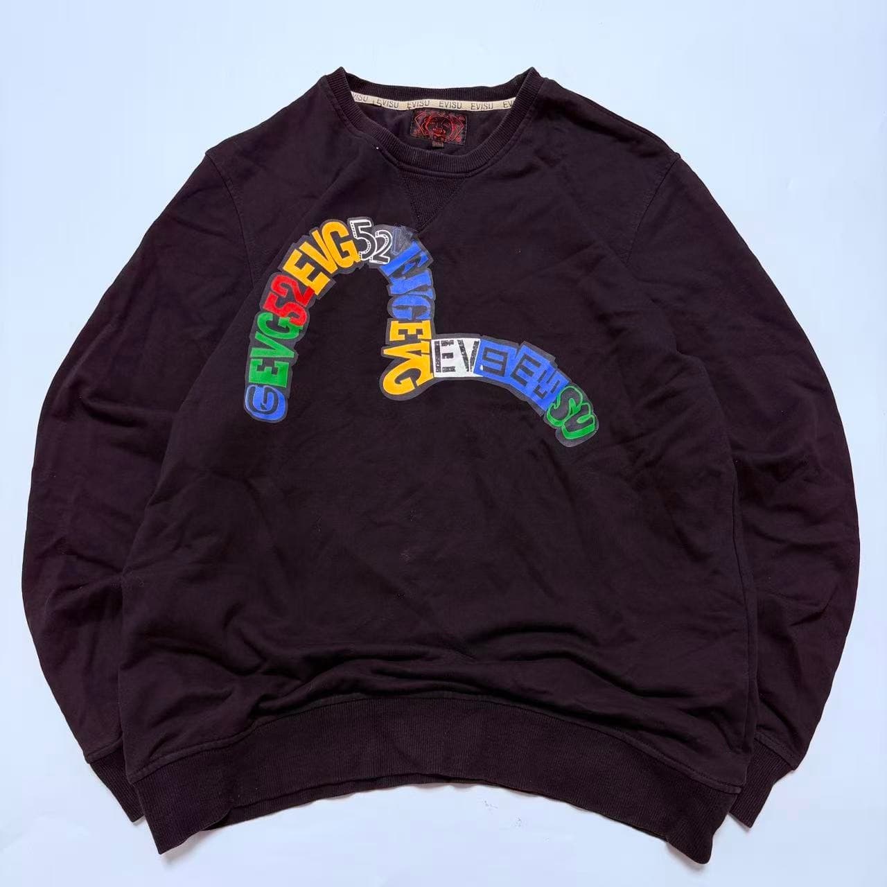 Evisu Black Graphic Sweatshirt XL — photo 1 of 8