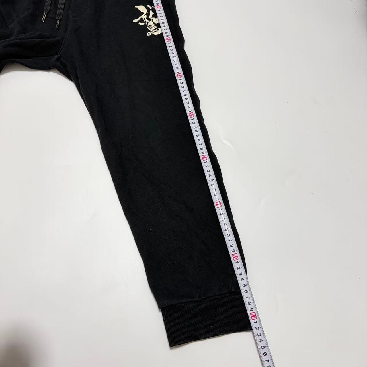Evisu Black Kanji Graphic Jogger Sweatpants XXL — photo 10 of 11