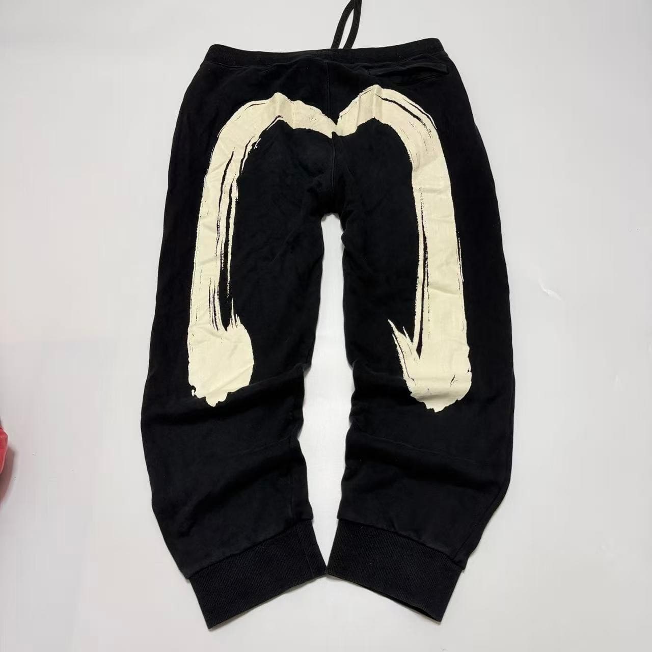 Evisu Black Kanji Graphic Jogger Sweatpants XXL — photo 1 of 11