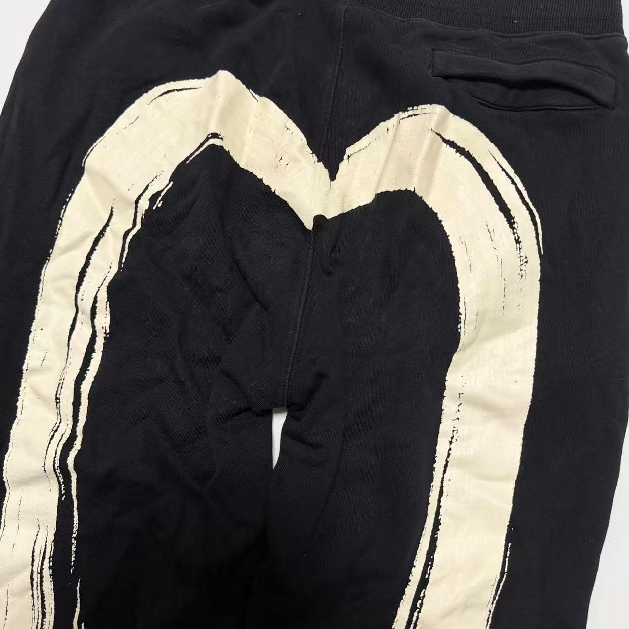 Evisu Black Kanji Graphic Jogger Sweatpants XXL — photo 3 of 11