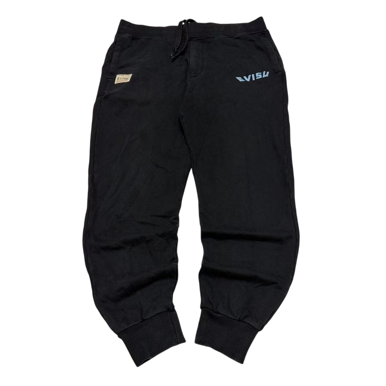 Evisu Black Logo Print Sweatpants — photo 2 of 11