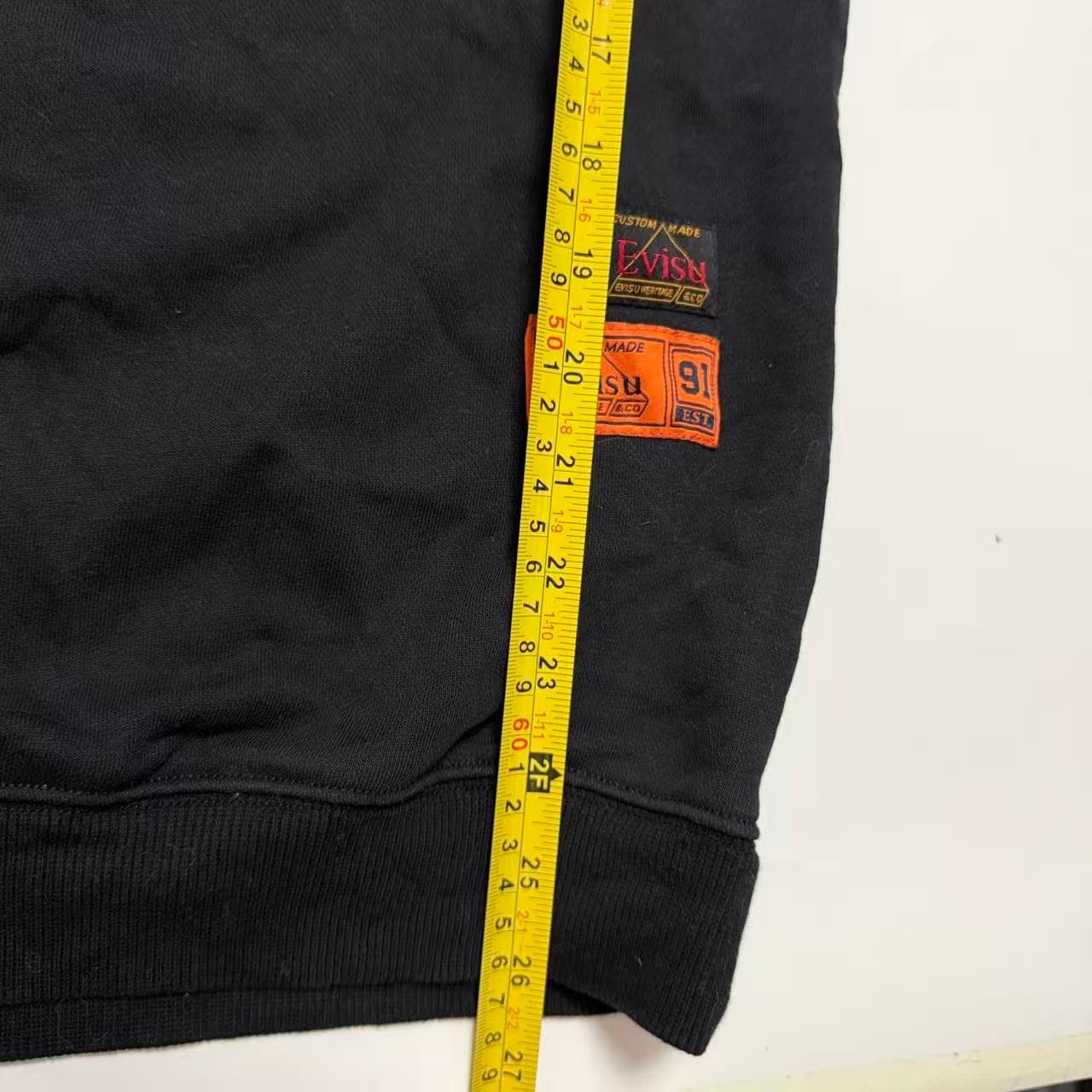 Evisu Black Sweatshirt With Camo Logo Graphic — photo 6 of 7