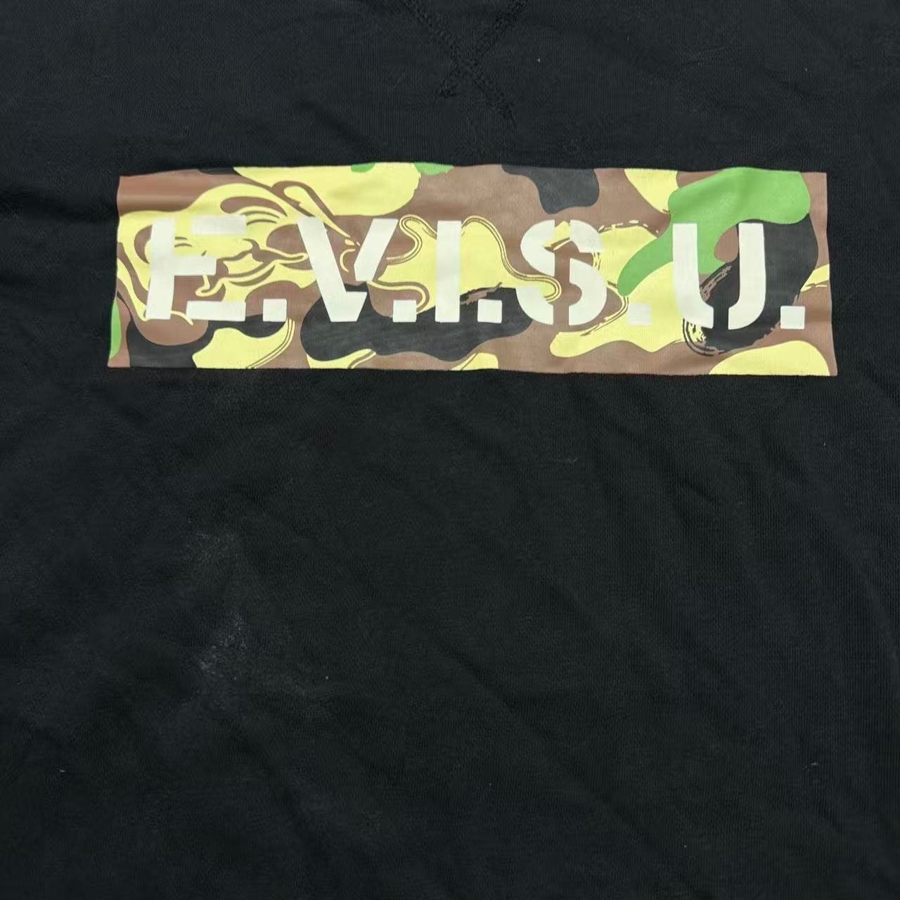 Evisu Black Sweatshirt With Camo Logo Graphic — photo 3 of 7