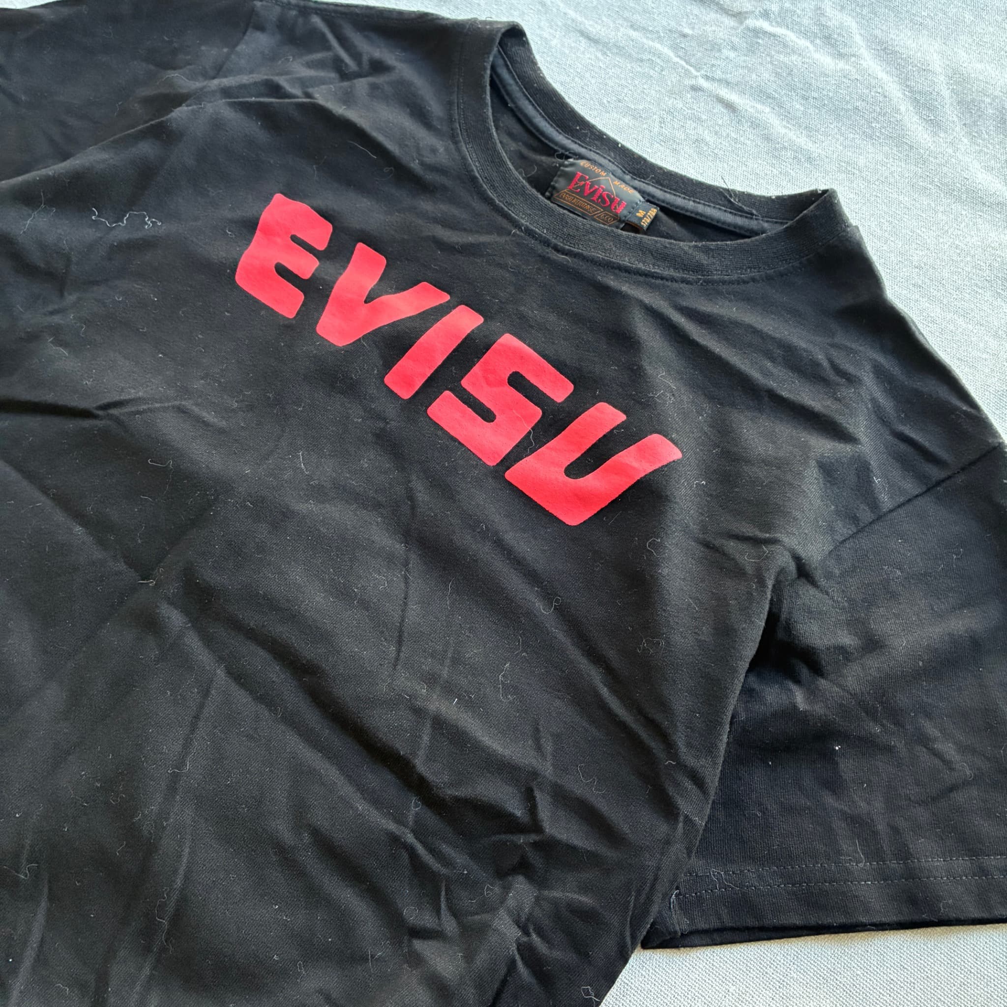 Evisu Black T-Shirt With Red Logo — photo 2 of 7