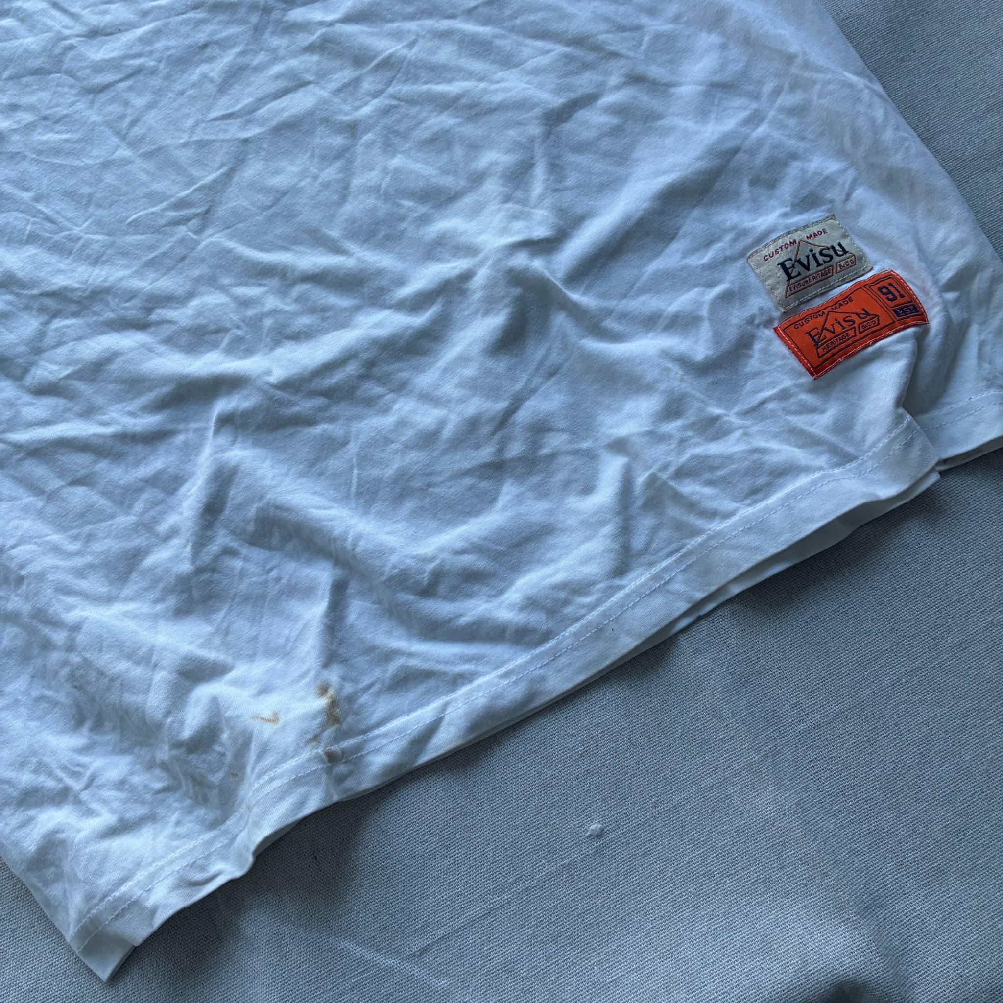 Evisu Daicock Logo Graphic T-Shirt White Size L — photo 2 of 8