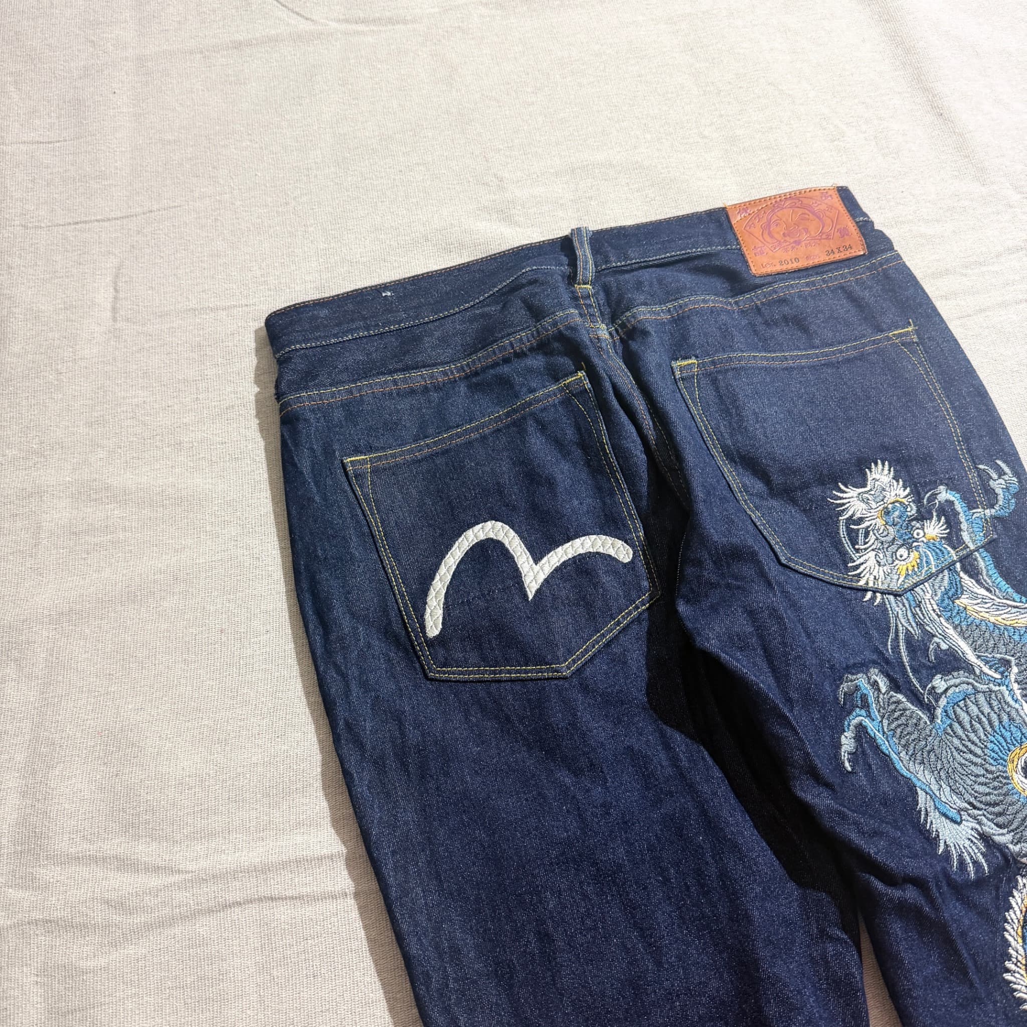 Evisu Daicock Selvedge Denim Jeans — photo 4 of 9