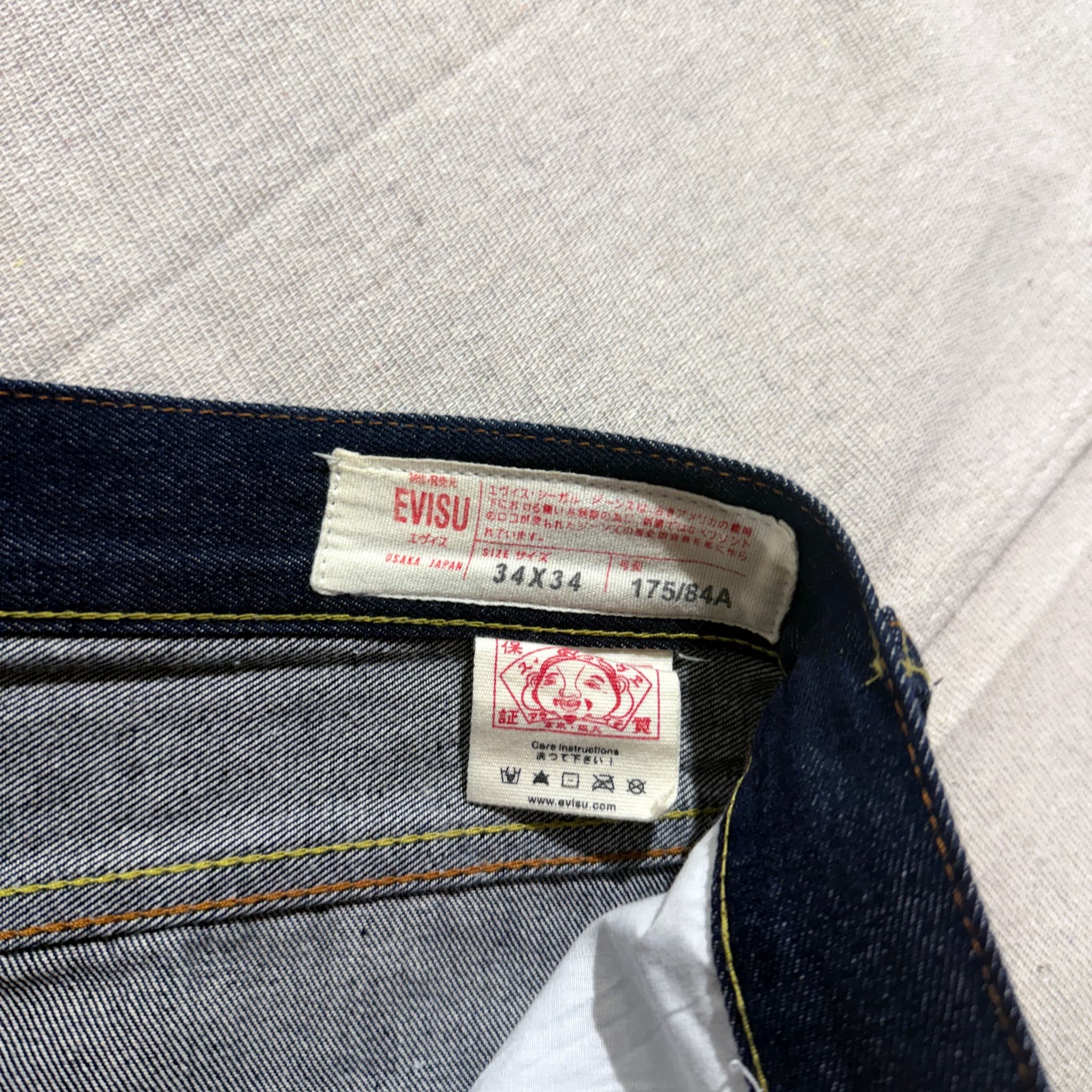 Evisu Daicock Selvedge Denim Jeans — photo 6 of 9
