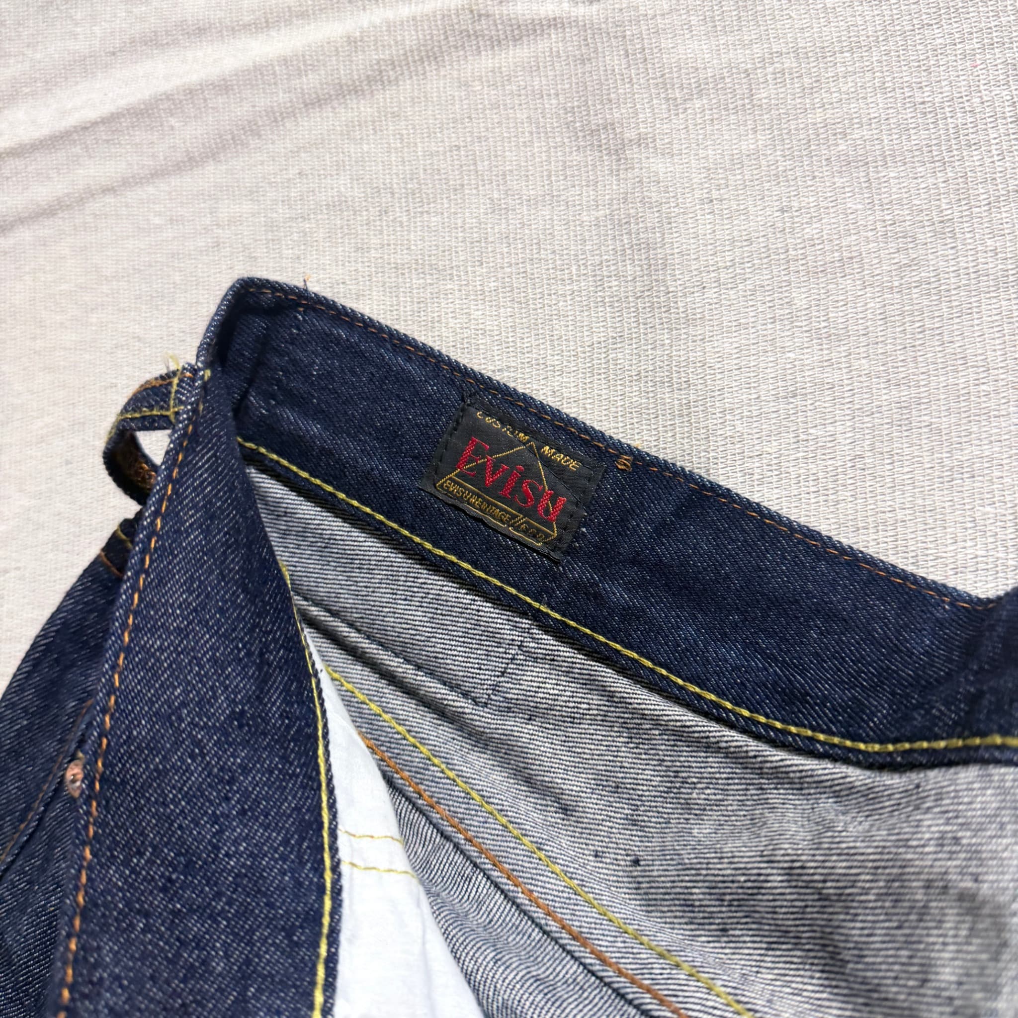 Evisu Daicock Selvedge Denim Jeans — photo 7 of 9