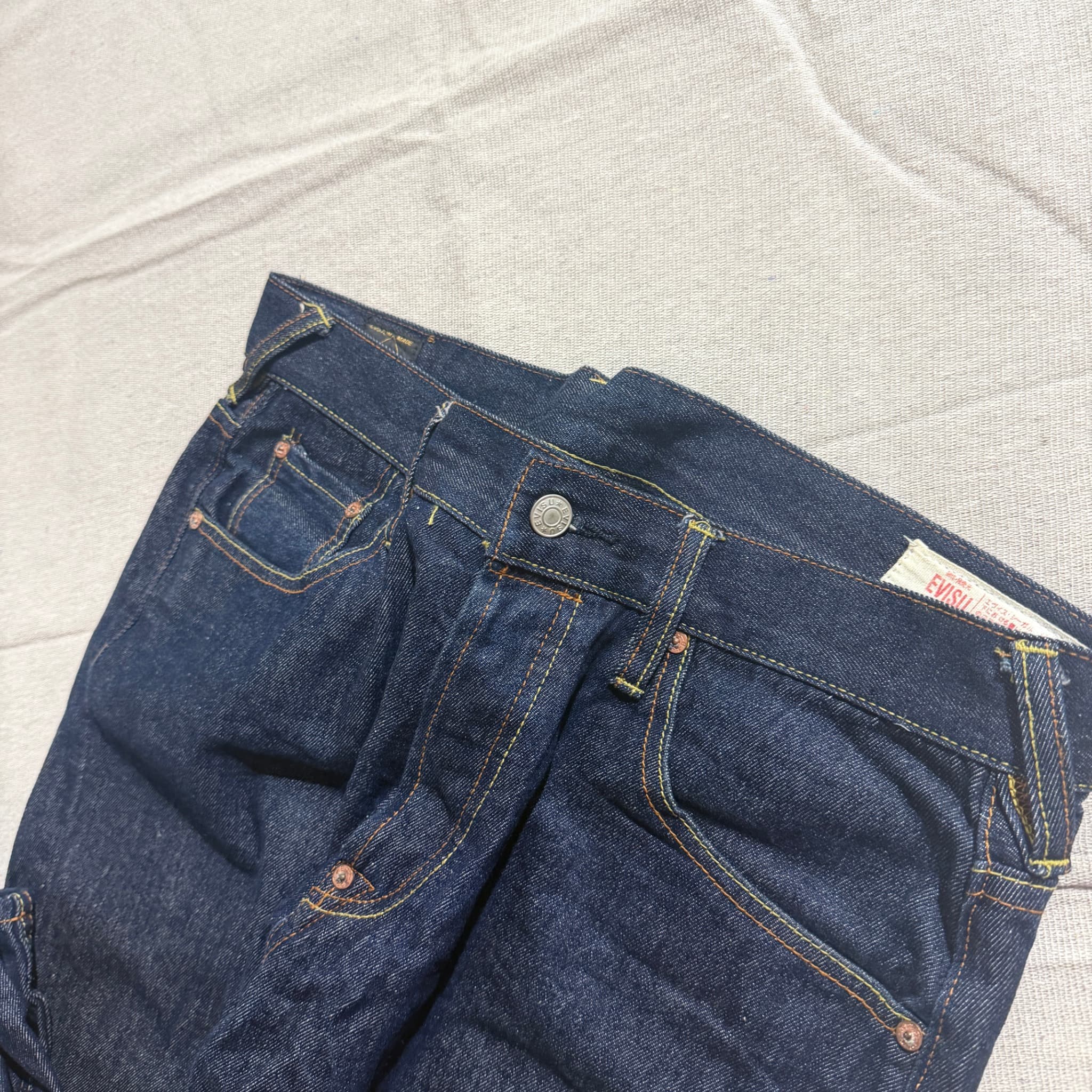 Evisu Daicock Selvedge Denim Jeans — photo 8 of 9