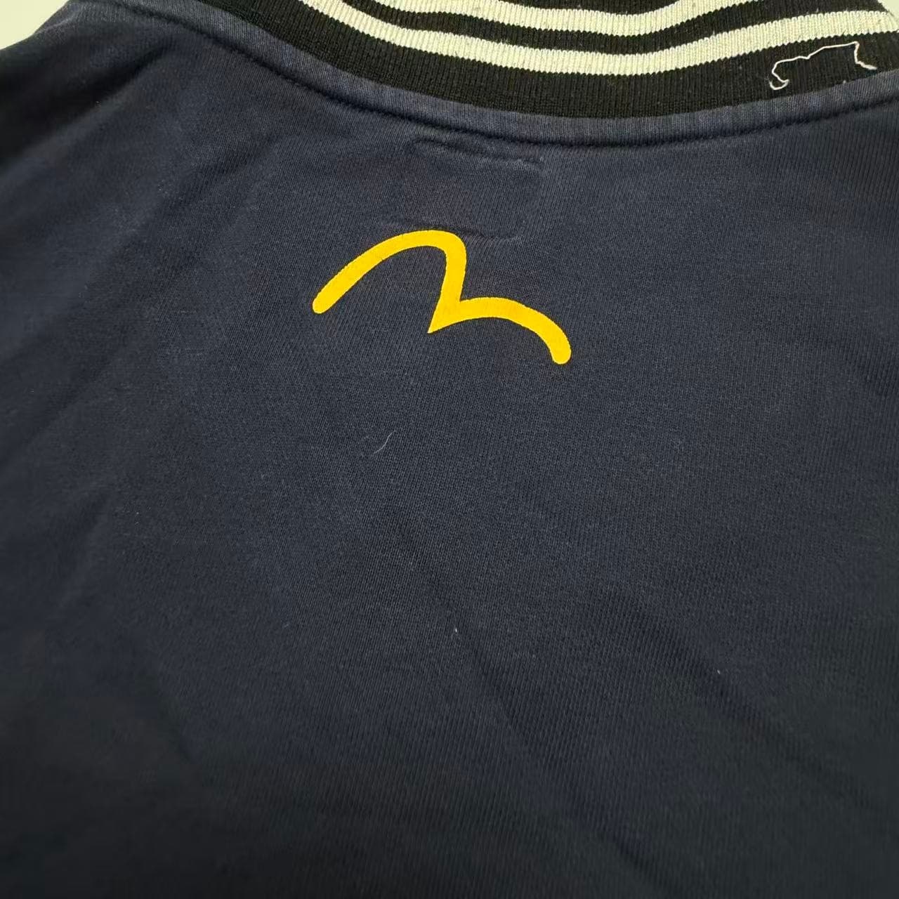 Evisu Daikoku God Logo Varsity Jacket Navy Grey XL — photo 6 of 7