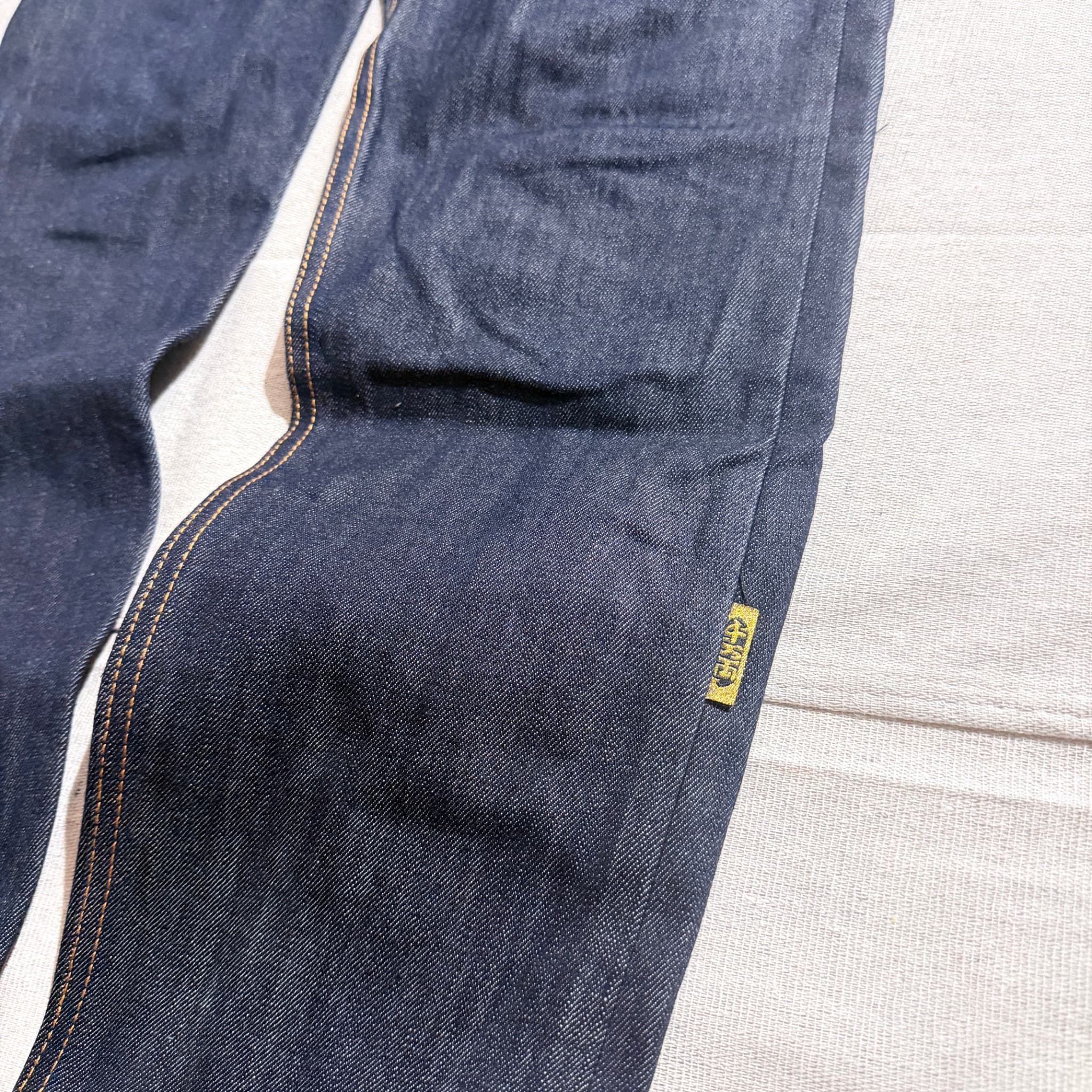 Evisu Daruma And Dragon Embroidered Selvedge Denim Jeans — photo 12 of 14