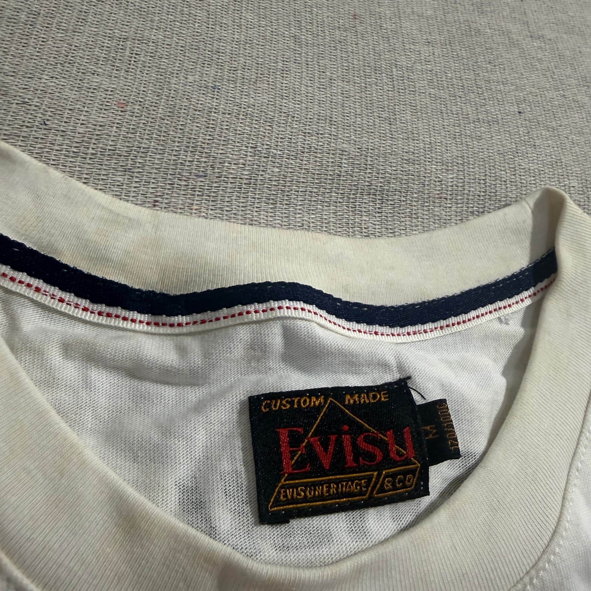 Evisu Ebisu Daikoku Graphic T-Shirt White Size M — photo 4 of 6