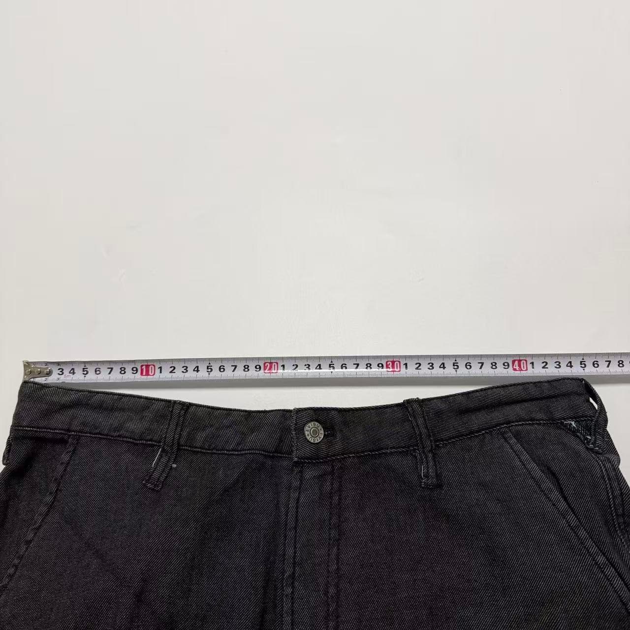 Evisu Embroidered Seagull Logo Grey Denim Jeans — photo 6 of 9