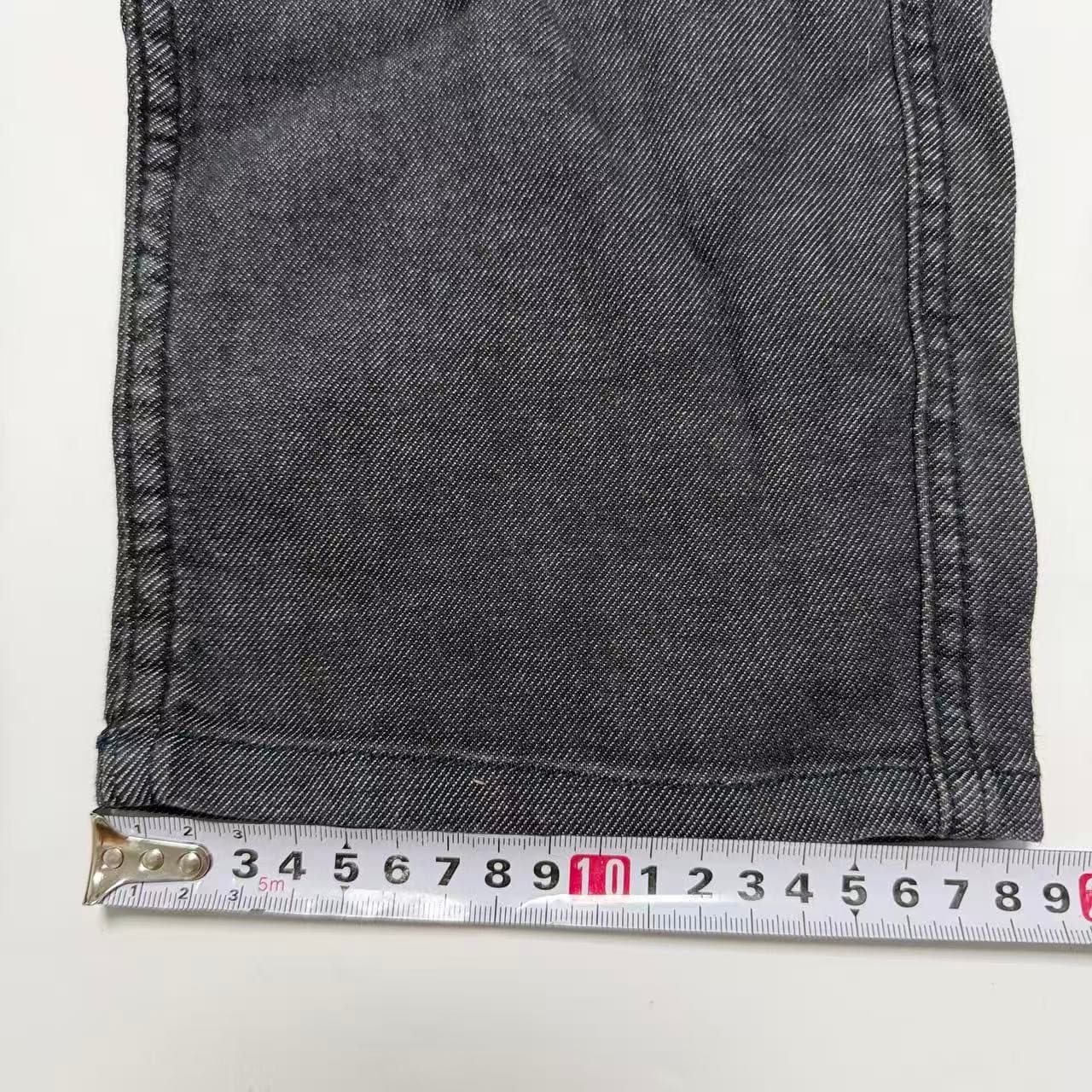 Evisu Embroidered Seagull Logo Grey Denim Jeans — photo 9 of 9