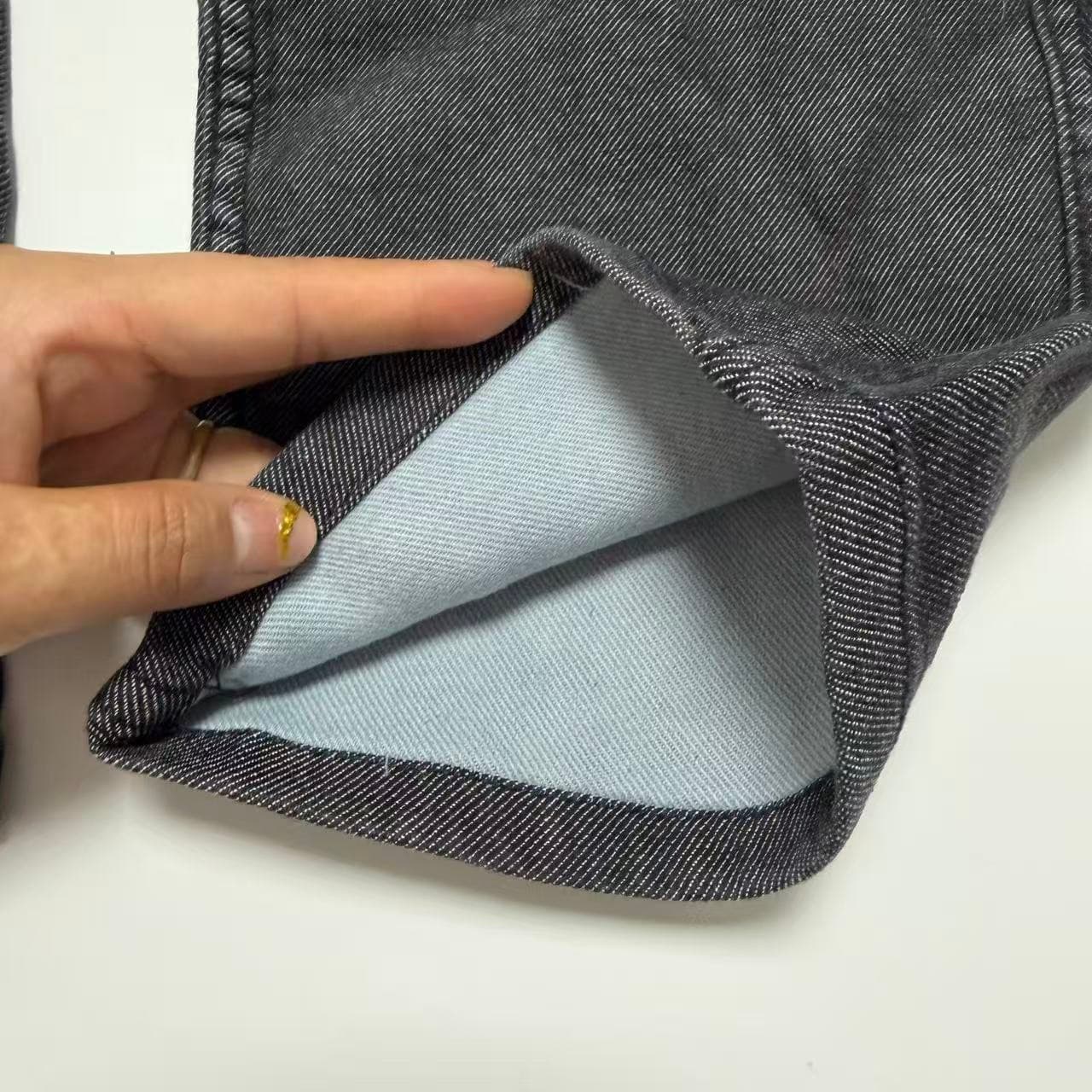 Evisu Embroidered Seagull Logo Grey Denim Jeans — photo 2 of 9
