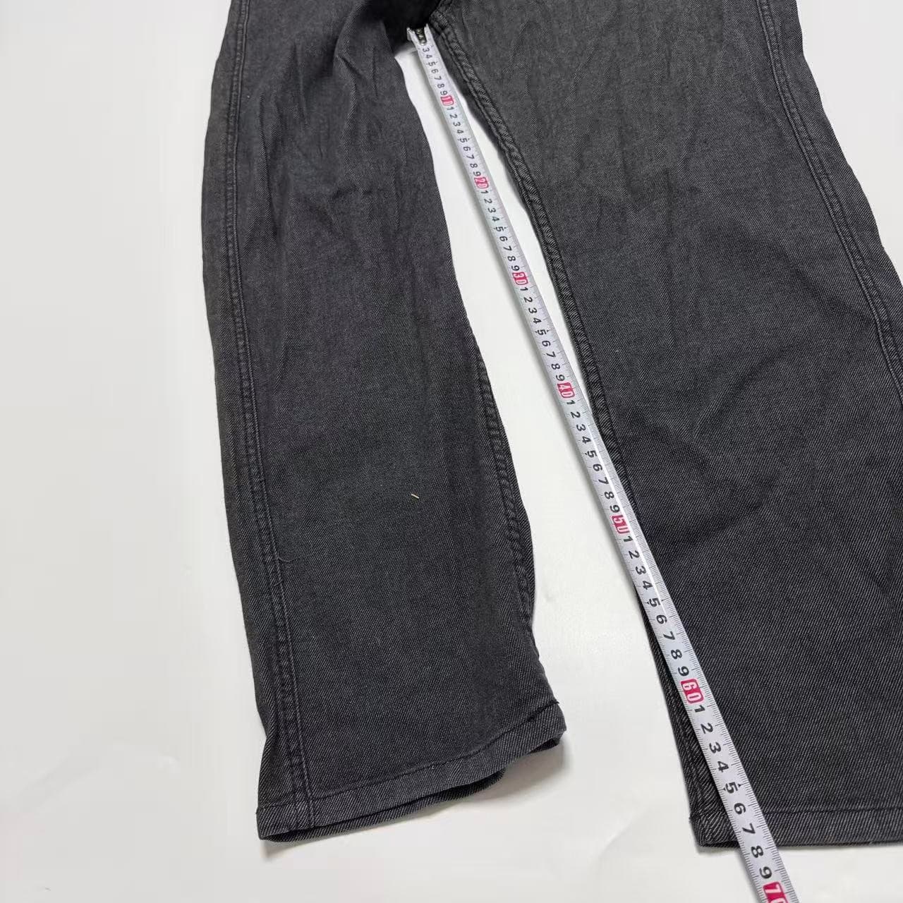 Evisu Embroidered Seagull Logo Grey Denim Jeans — photo 7 of 9