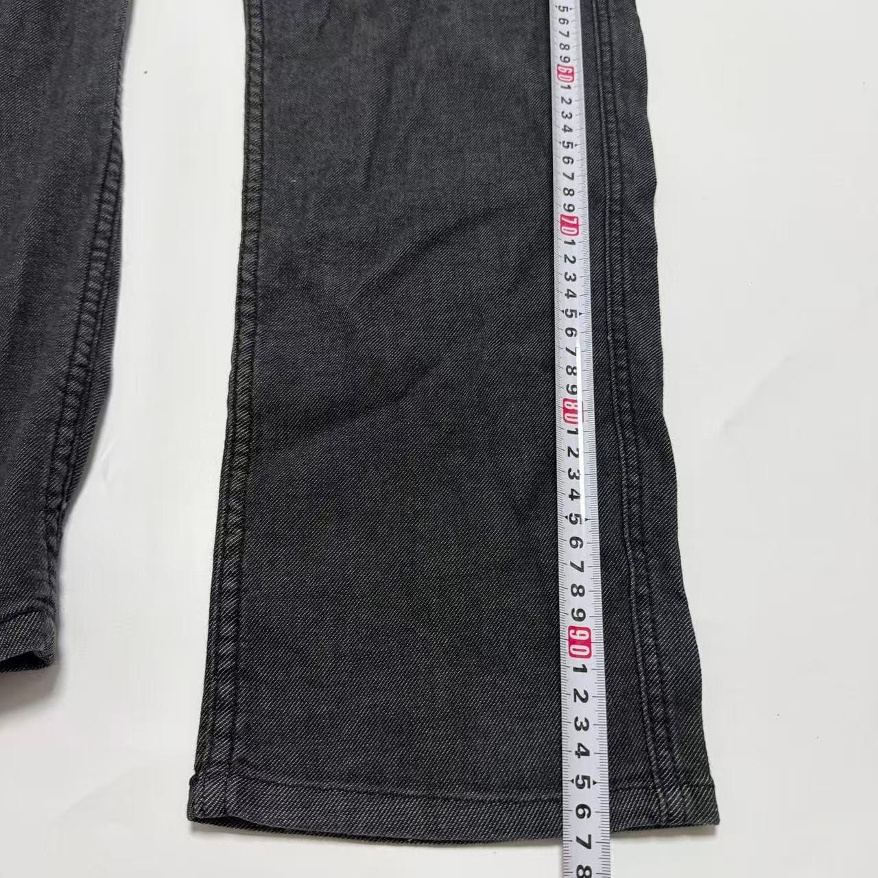 Evisu Embroidered Seagull Logo Grey Denim Jeans — photo 8 of 9